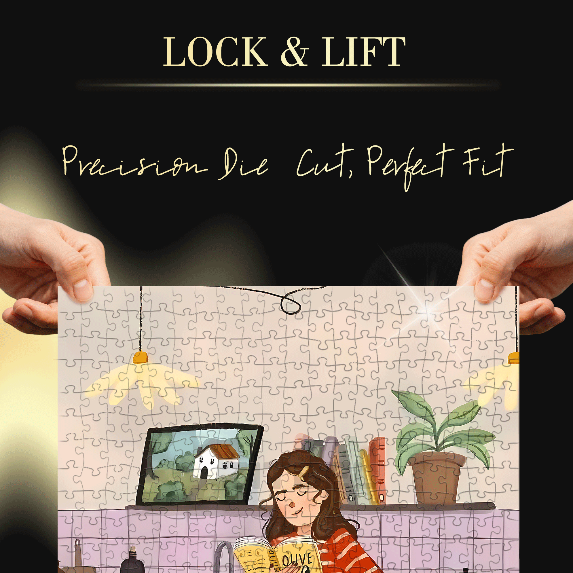 The Traces Of Time Passing By 8 500pcs/1000pcs Jigsaw Puzzle, Scratch-Resistant, Interactive Family Game & Brain-Boosting DIY Decor, Perfect for Halloween, Christmas & New Year Gifts, Family Puzzle Game