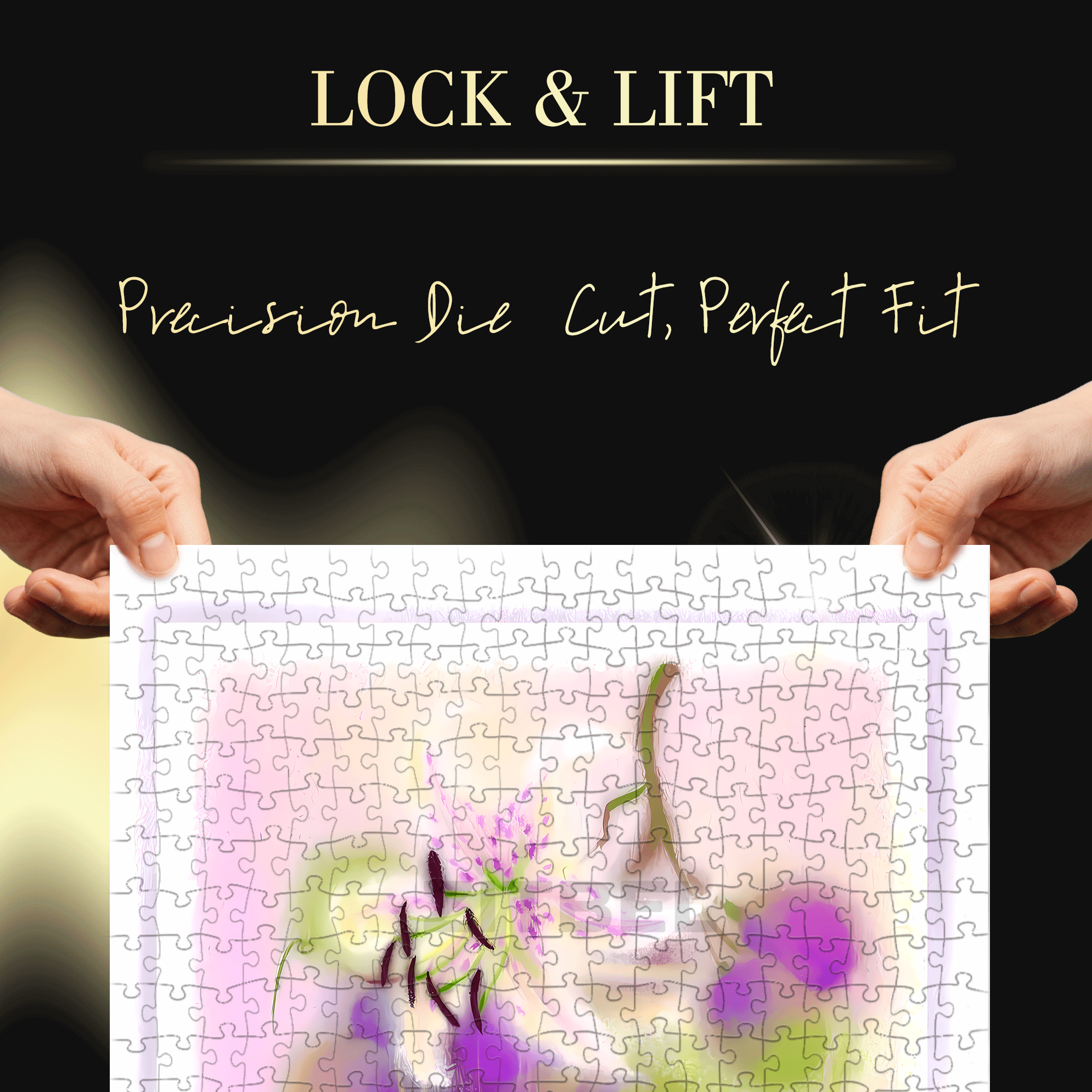 Wait Quietly 500pcs/1000pcs Jigsaw Puzzle, Scratch-Resistant, Interactive Family Game & Brain-Boosting DIY Decor, Perfect for Halloween, Christmas & New Year Gifts, Family Puzzle Game