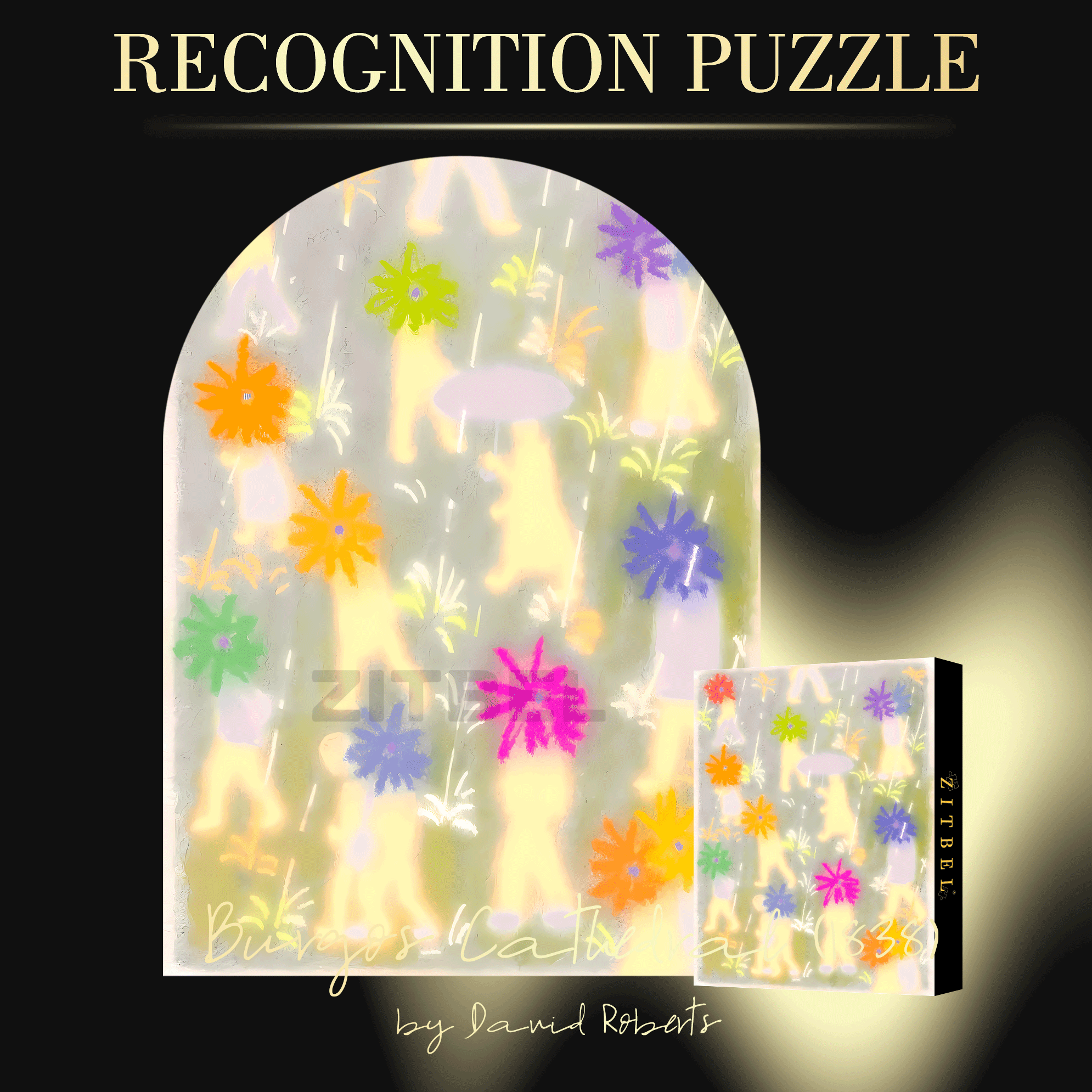 Without Any Ripples 500pcs/1000pcs Jigsaw Puzzle, Scratch-Resistant, Interactive Family Game & Brain-Boosting DIY Decor, Perfect for Halloween, Christmas & New Year Gifts, Family Puzzle Game