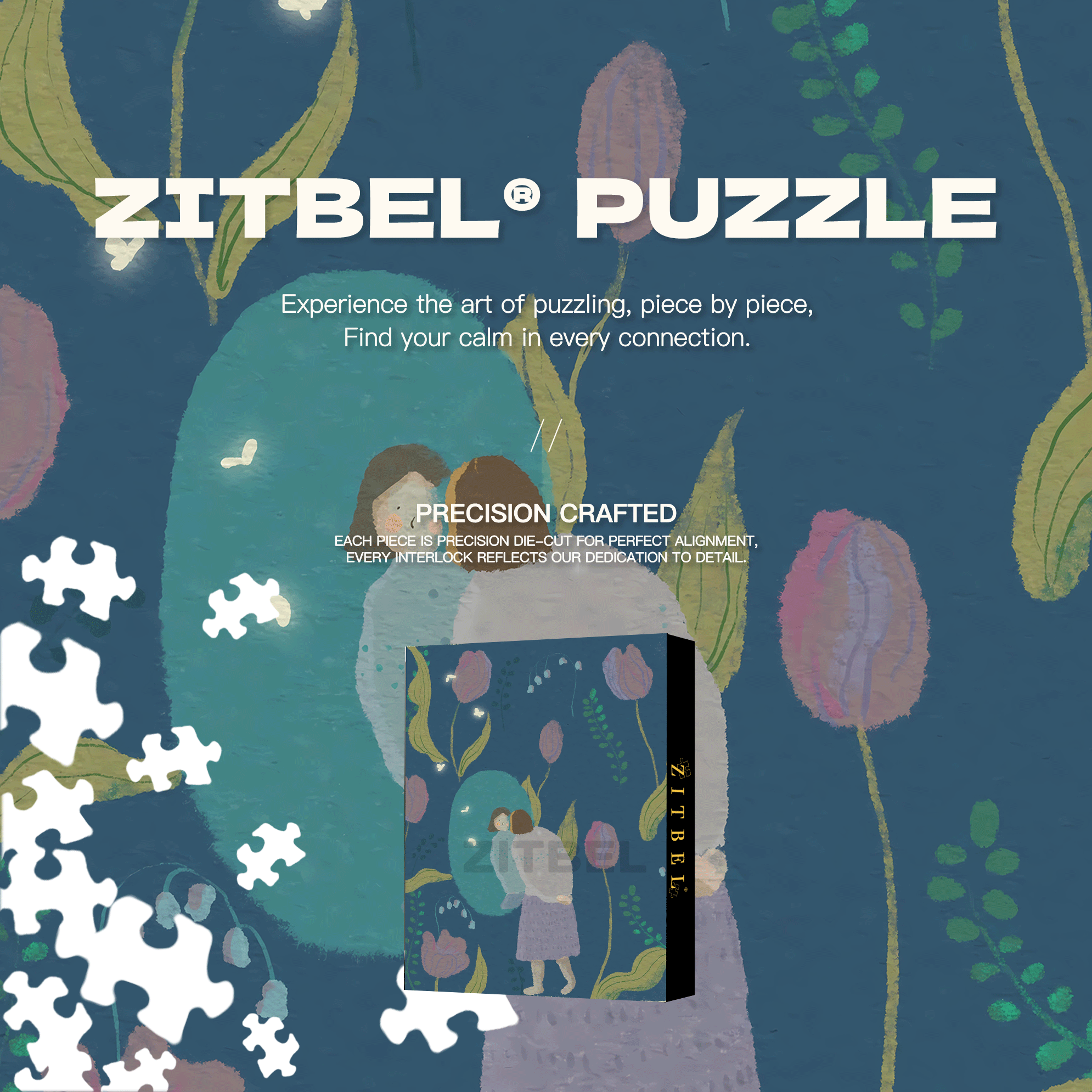 On The Journey Of Life 2 500pcs/1000pcs Jigsaw Puzzle, Scratch-Resistant, Interactive Family Game & Brain-Boosting DIY Decor, Perfect for Halloween, Christmas & New Year Gifts, Family Puzzle Game