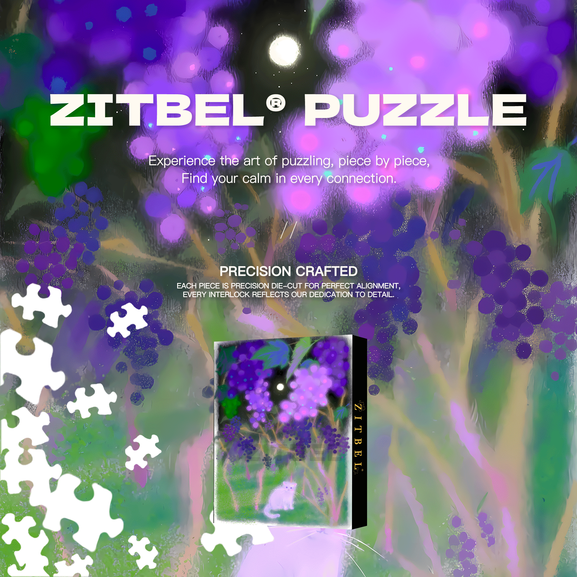 The Grapes Are Ripe. 500pcs/1000pcs Jigsaw Puzzle, Scratch-Resistant, Interactive Family Game & Brain-Boosting DIY Decor, Perfect for Halloween, Christmas & New Year Gifts, Family Puzzle Game