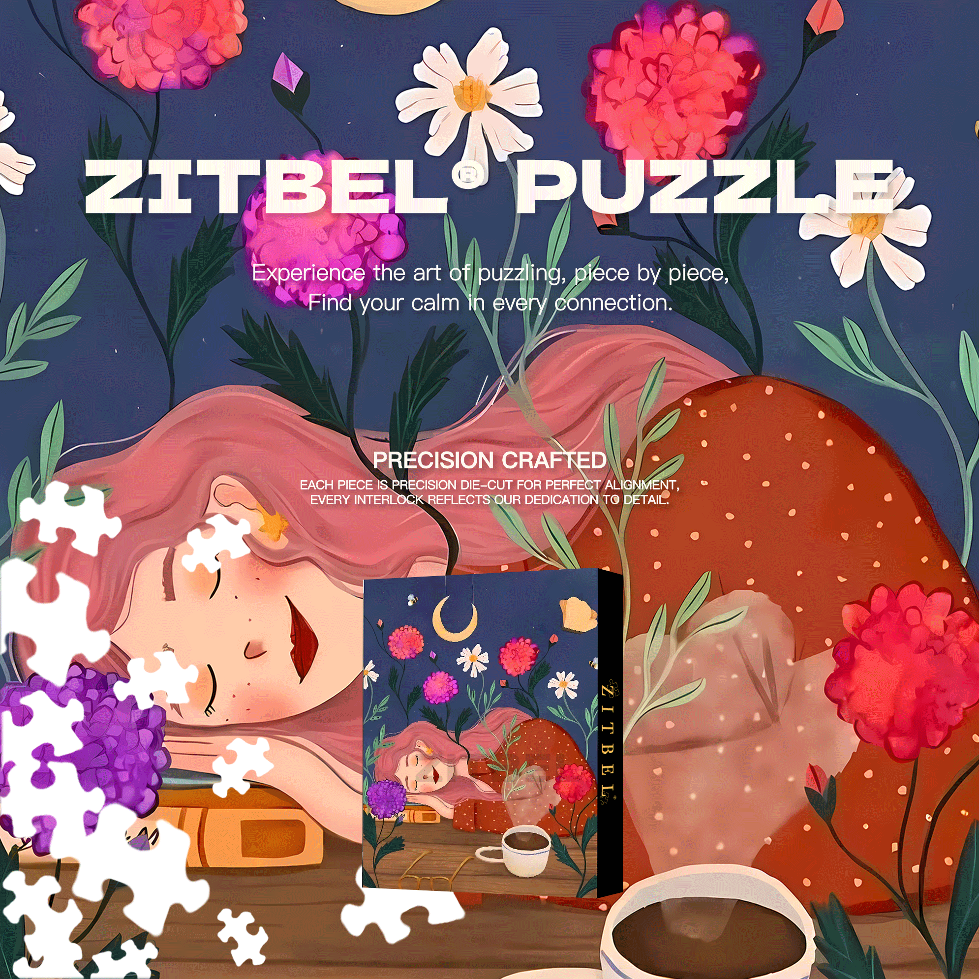 Time Passed 500pcs/1000pcs Jigsaw Puzzle, Scratch-Resistant, Interactive Family Game & Brain-Boosting DIY Decor, Perfect for Halloween, Christmas & New Year Gifts, Family Puzzle Game