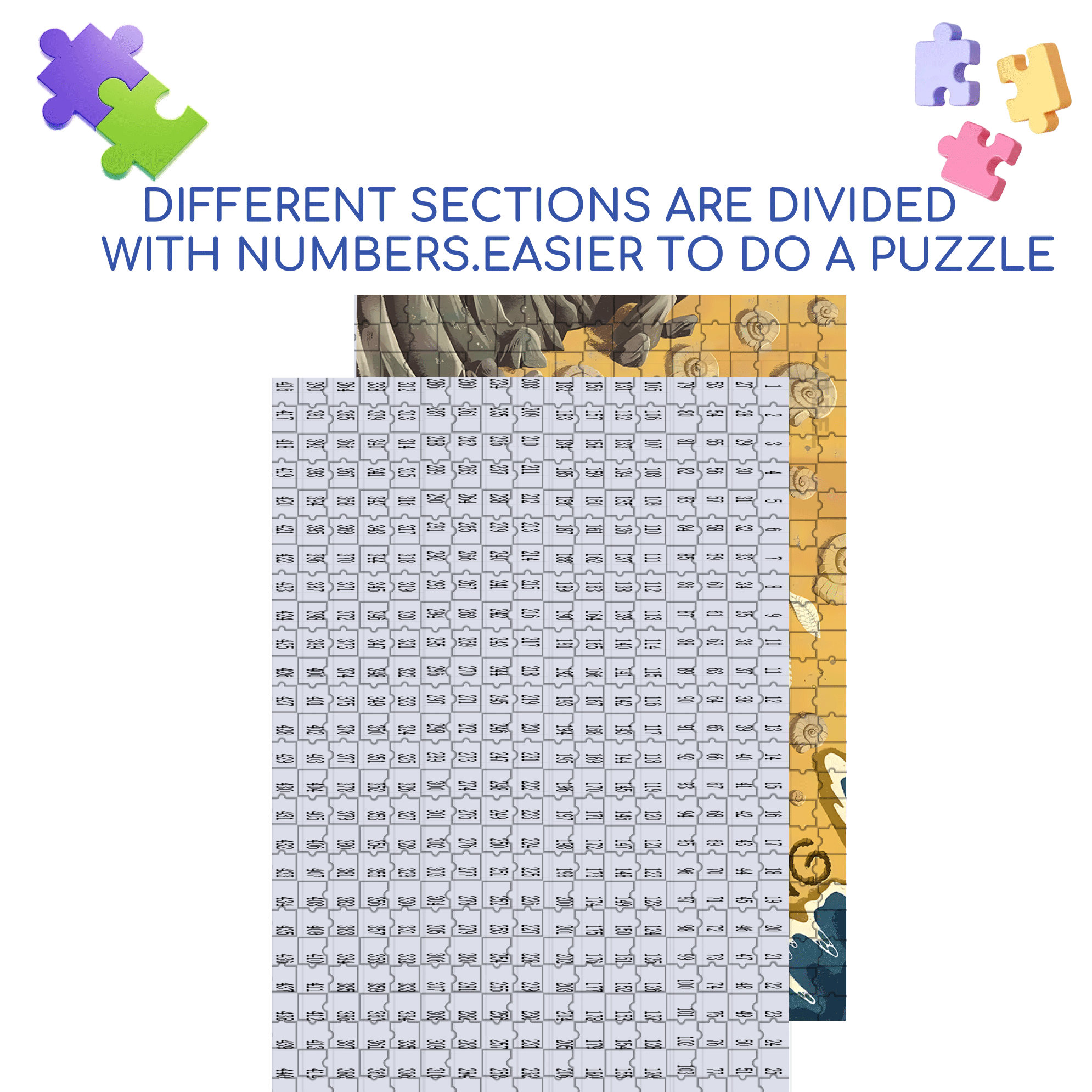 Mary Anning 500pcs/1000pcs Jigsaw Puzzle, Scratch-Resistant, Interactive Family Game & Brain-Boosting DIY Decor, Perfect for Halloween, Christmas & New Year Gifts, Family Puzzle Game