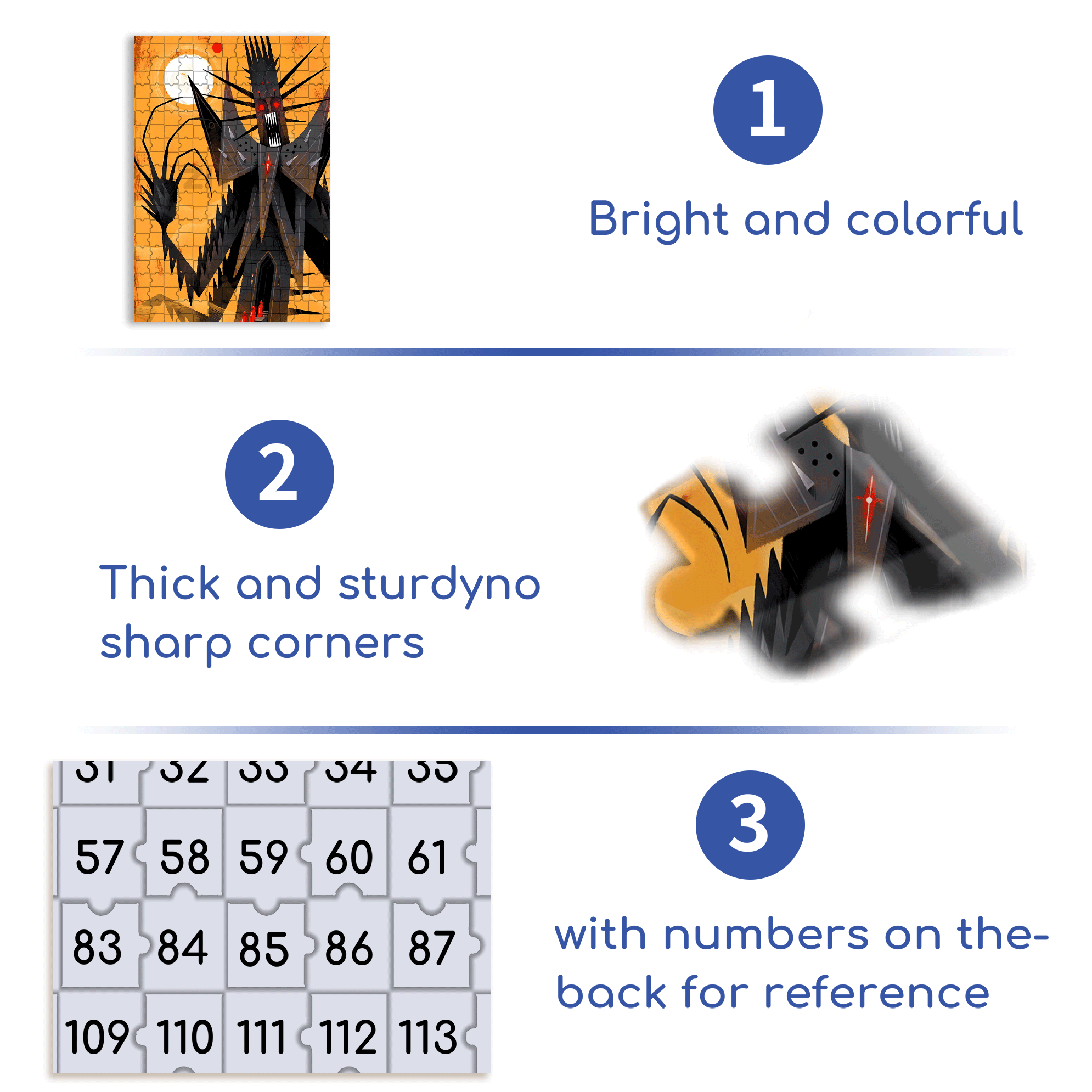 Norse Mythology 11 500pcs/1000pcs Jigsaw Puzzle, Scratch-Resistant, Interactive Family Game & Brain-Boosting DIY Decor, Perfect for Halloween, Christmas & New Year Gifts, Family Puzzle Game