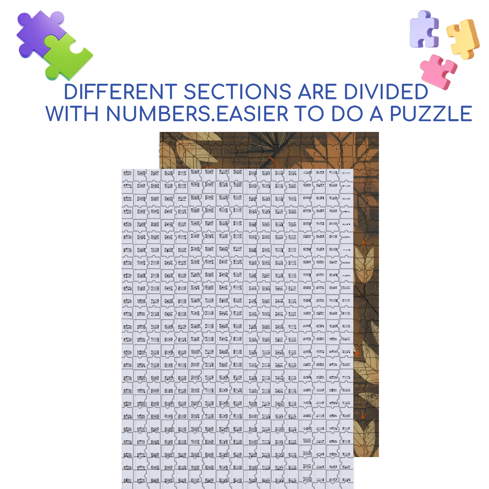 Norse Mythology 12 500pcs/1000pcs Jigsaw Puzzle, Scratch-Resistant, Interactive Family Game & Brain-Boosting DIY Decor, Perfect for Halloween, Christmas & New Year Gifts, Family Puzzle Game