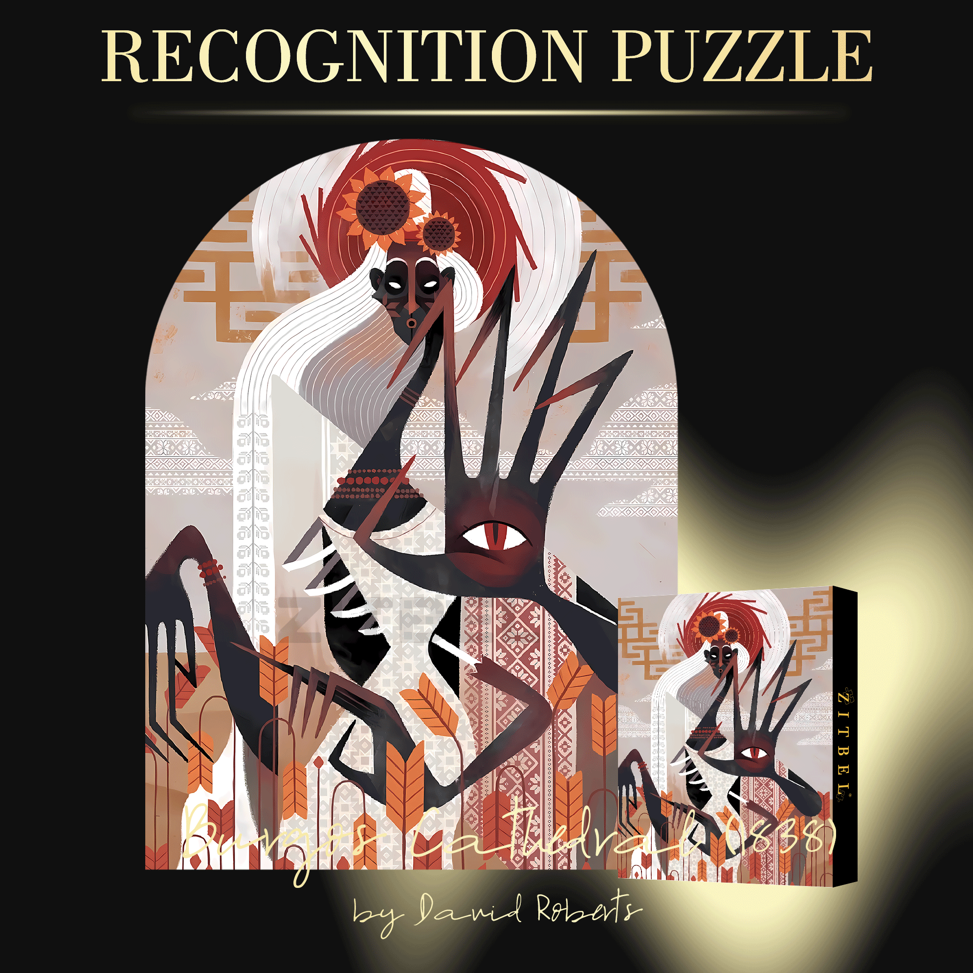 Norse Mythology 13 500pcs/1000pcs Jigsaw Puzzle, Scratch-Resistant, Interactive Family Game & Brain-Boosting DIY Decor, Perfect for Halloween, Christmas & New Year Gifts, Family Puzzle Game