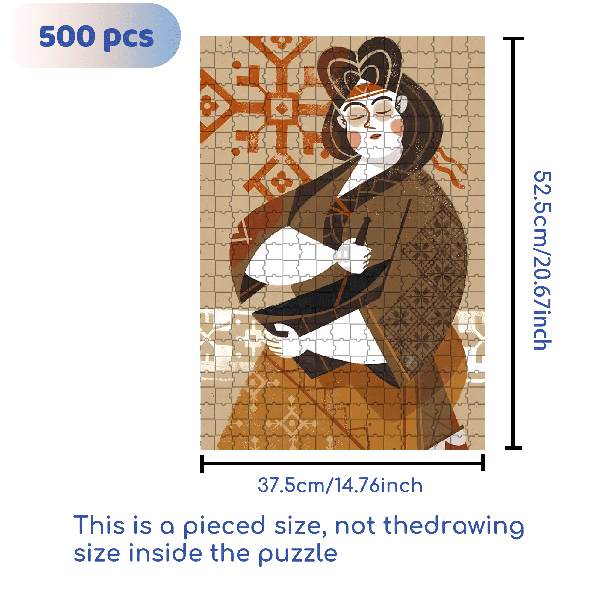 Norse Mythology 17 500pcs/1000pcs Jigsaw Puzzle, Scratch-Resistant, Interactive Family Game & Brain-Boosting DIY Decor, Perfect for Halloween, Christmas & New Year Gifts, Family Puzzle Game