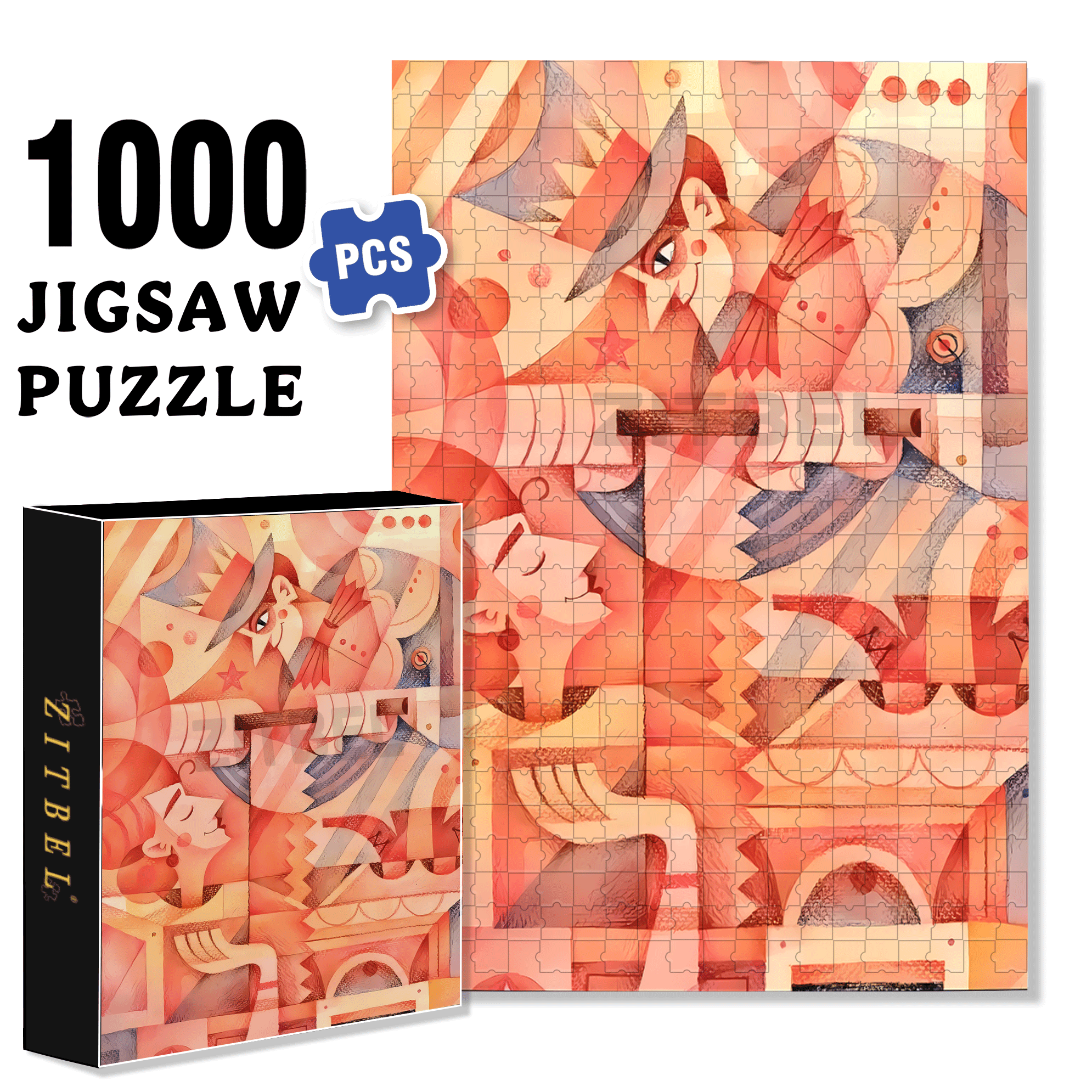 Norse Mythology 20 500pcs/1000pcs Jigsaw Puzzle, Scratch-Resistant, Interactive Family Game & Brain-Boosting DIY Decor, Perfect for Halloween, Christmas & New Year Gifts, Family Puzzle Game