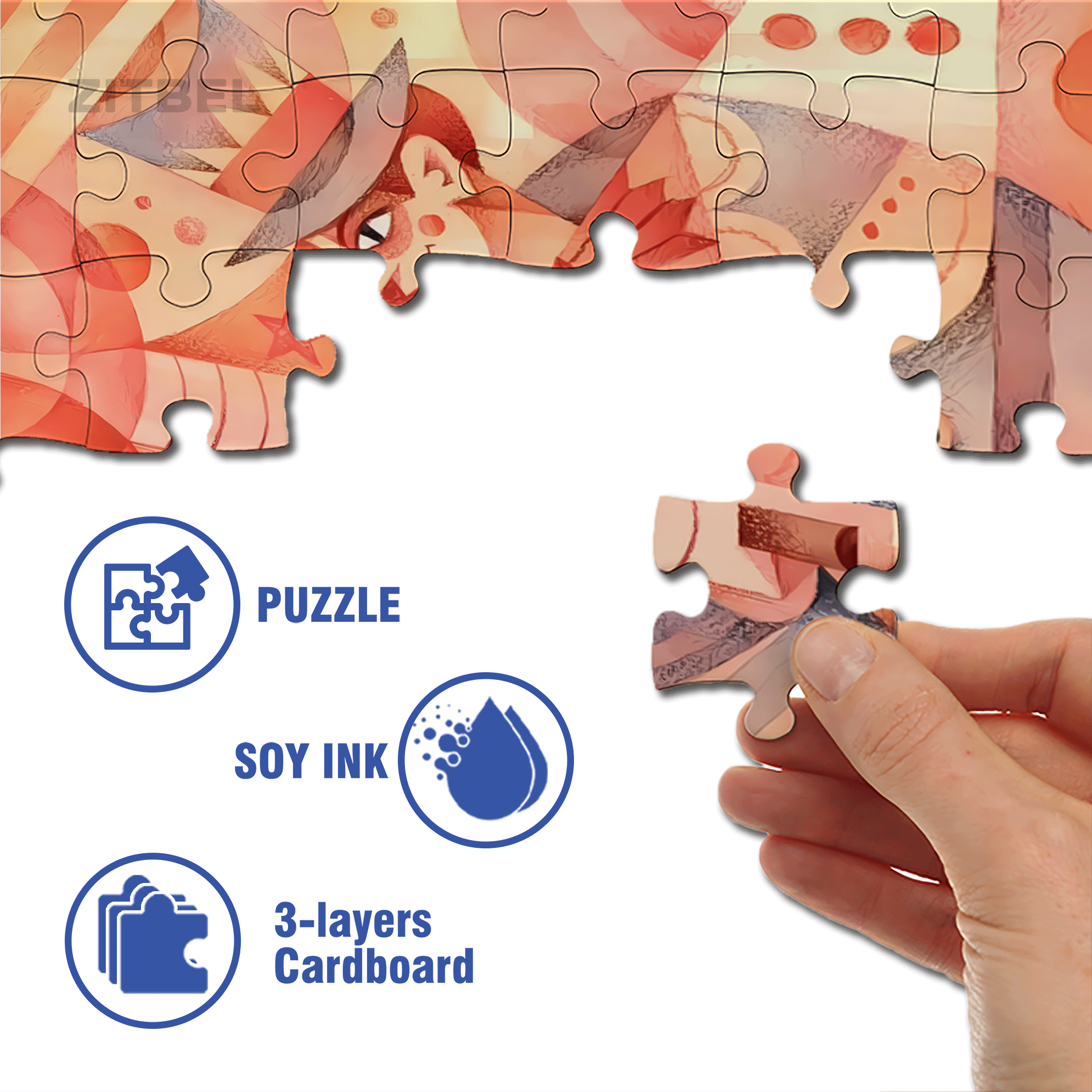 Norse Mythology 20 500pcs/1000pcs Jigsaw Puzzle, Scratch-Resistant, Interactive Family Game & Brain-Boosting DIY Decor, Perfect for Halloween, Christmas & New Year Gifts, Family Puzzle Game