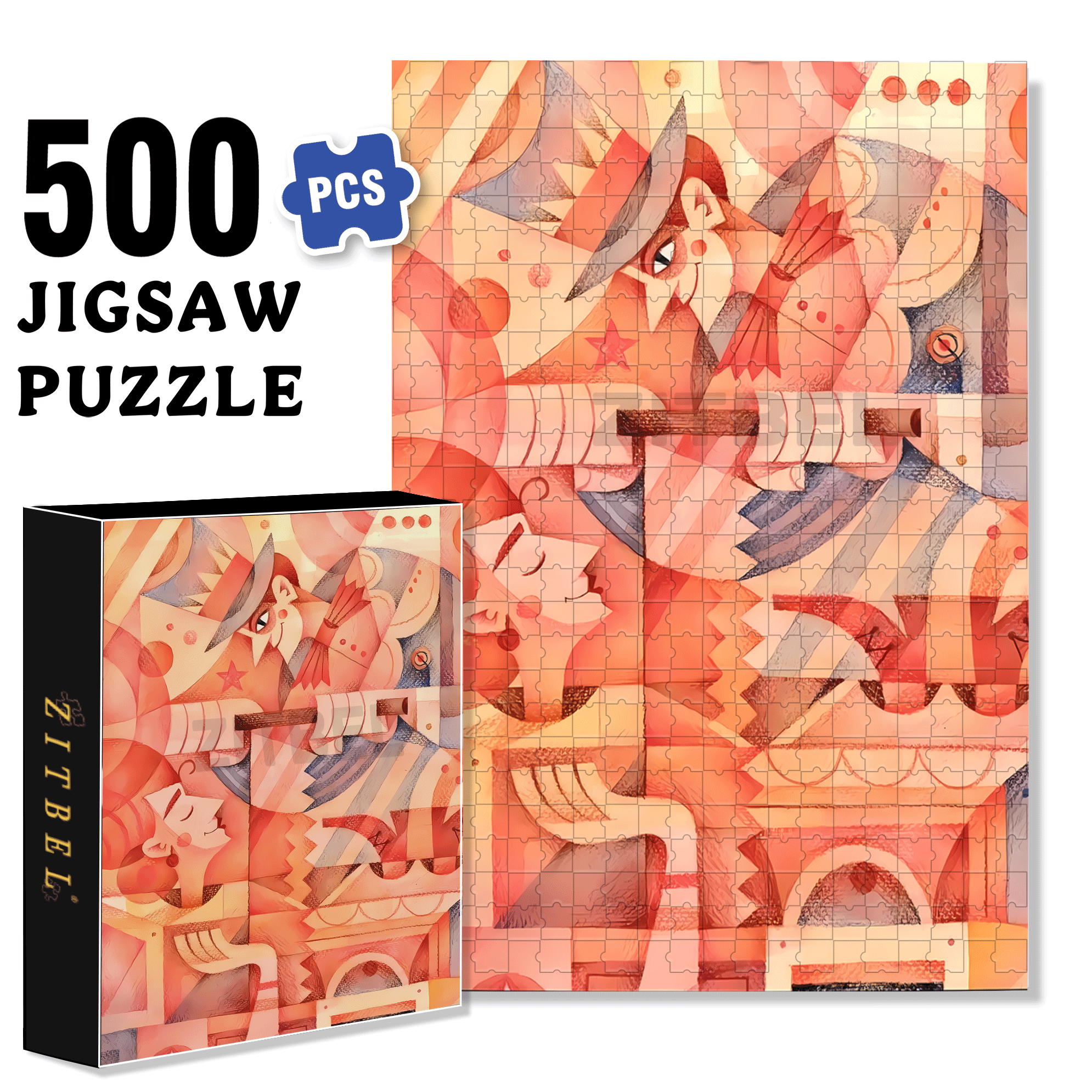 Norse Mythology 20 500pcs/1000pcs Jigsaw Puzzle, Scratch-Resistant, Interactive Family Game & Brain-Boosting DIY Decor, Perfect for Halloween, Christmas & New Year Gifts, Family Puzzle Game