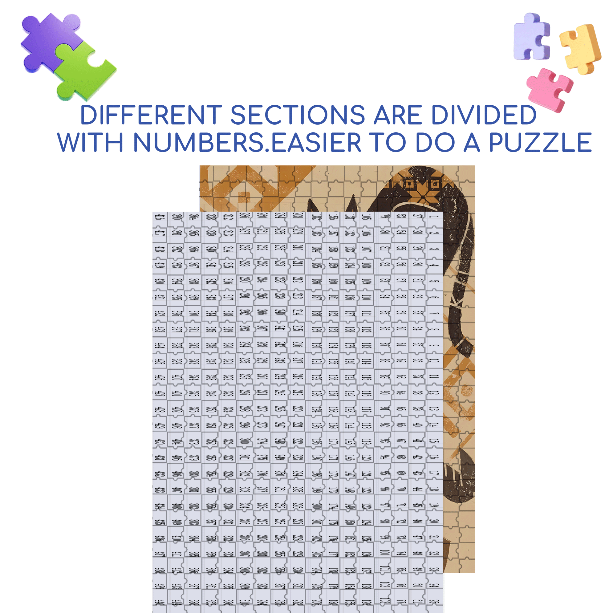 Norse Mythology 21 500pcs/1000pcs Jigsaw Puzzle, Scratch-Resistant, Interactive Family Game & Brain-Boosting DIY Decor, Perfect for Halloween, Christmas & New Year Gifts, Family Puzzle Game