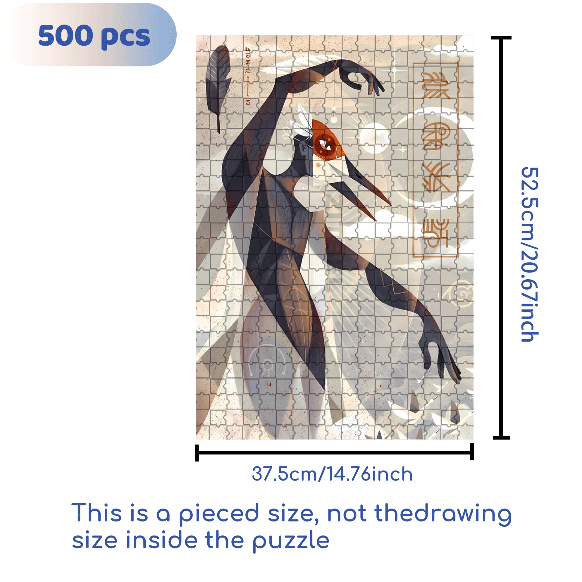 Norse Mythology 22 500pcs/1000pcs Jigsaw Puzzle, Scratch-Resistant, Interactive Family Game & Brain-Boosting DIY Decor, Perfect for Halloween, Christmas & New Year Gifts, Family Puzzle Game