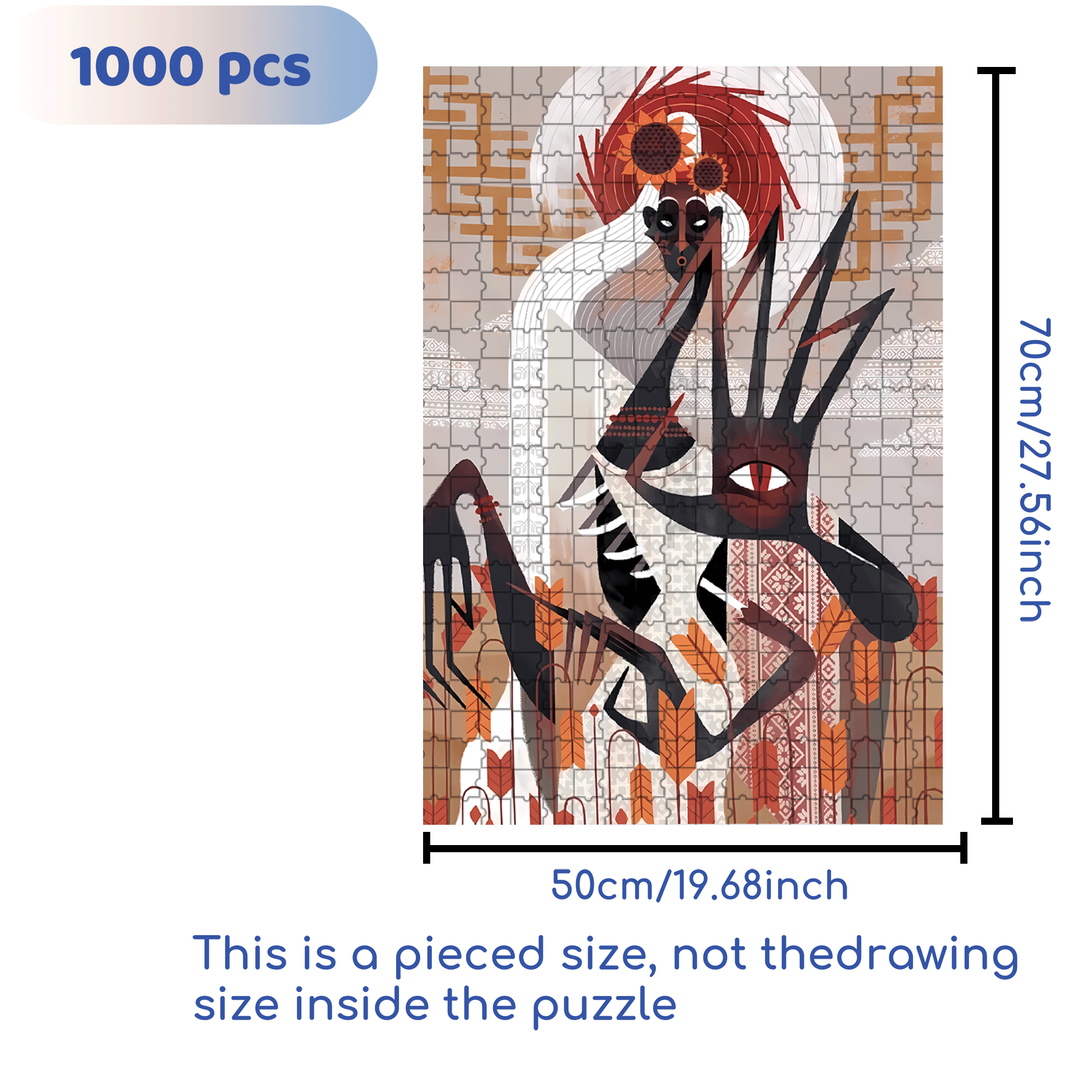 Norse Mythology 22 500pcs/1000pcs Jigsaw Puzzle, Scratch-Resistant, Interactive Family Game & Brain-Boosting DIY Decor, Perfect for Halloween, Christmas & New Year Gifts, Family Puzzle Game