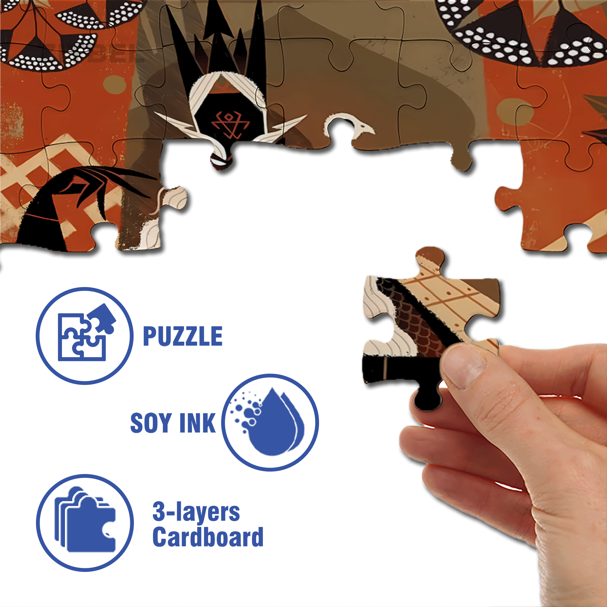 Norse Mythology 23 500pcs/1000pcs Jigsaw Puzzle, Scratch-Resistant, Interactive Family Game & Brain-Boosting DIY Decor, Perfect for Halloween, Christmas & New Year Gifts, Family Puzzle Game