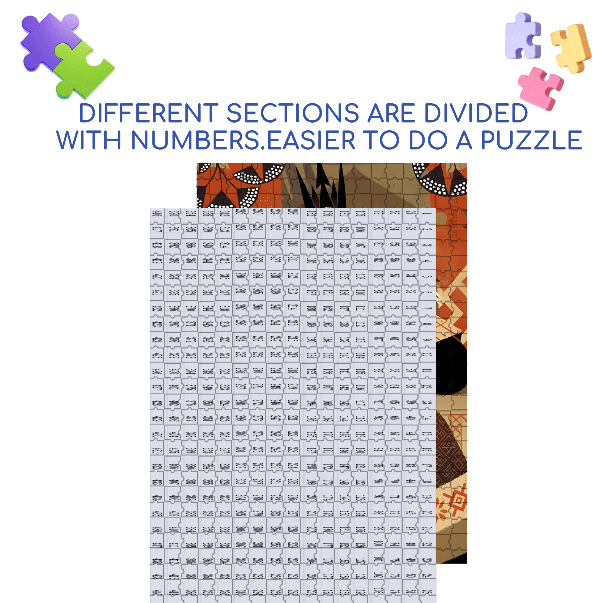 Norse Mythology 23 500pcs/1000pcs Jigsaw Puzzle, Scratch-Resistant, Interactive Family Game & Brain-Boosting DIY Decor, Perfect for Halloween, Christmas & New Year Gifts, Family Puzzle Game