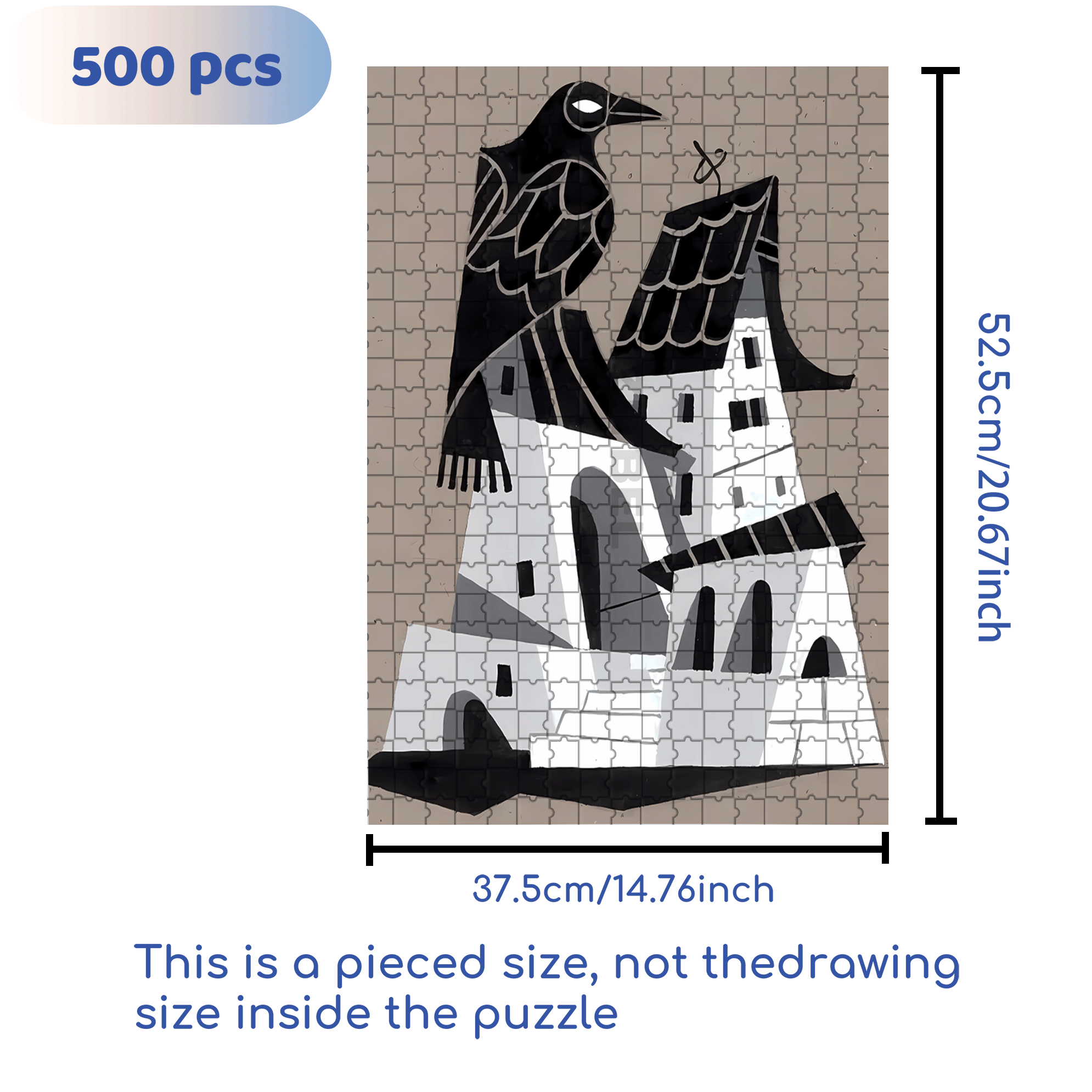 Norse Mythology 25 500pcs/1000pcs Jigsaw Puzzle, Scratch-Resistant, Interactive Family Game & Brain-Boosting DIY Decor, Perfect for Halloween, Christmas & New Year Gifts, Family Puzzle Game