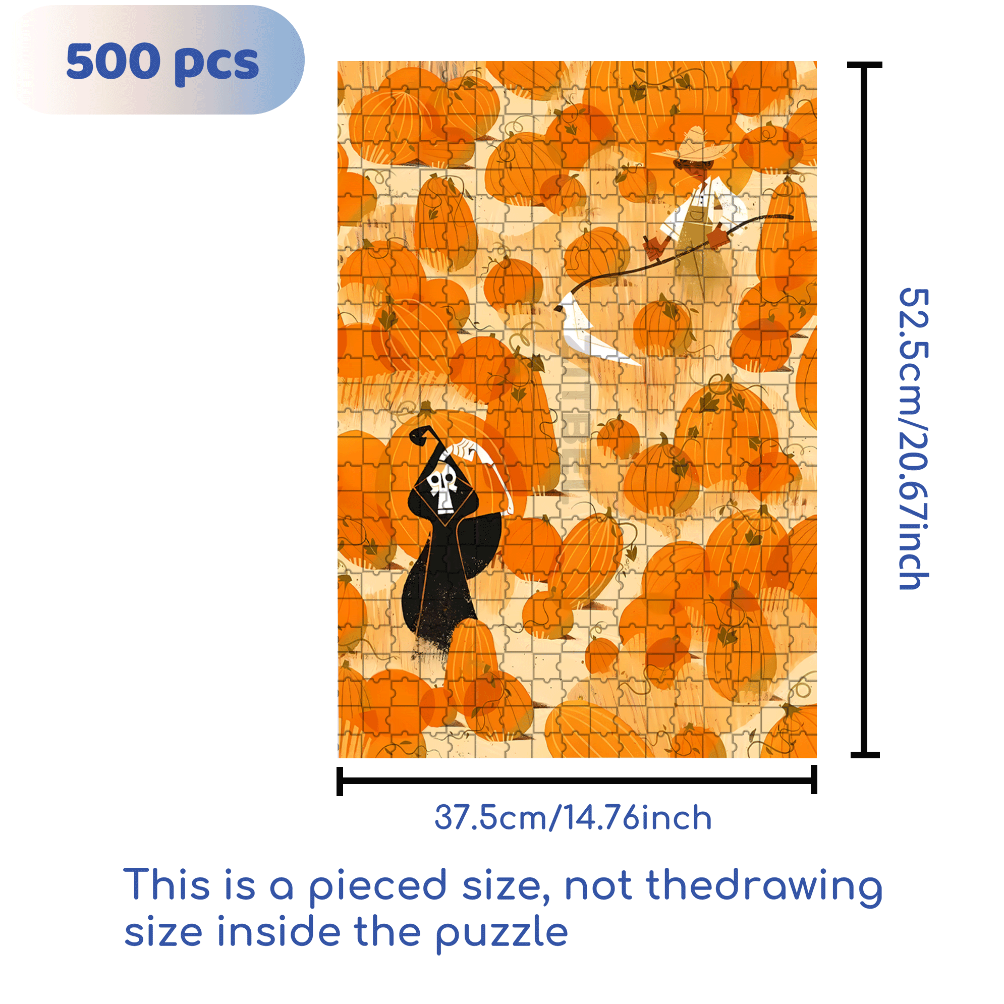 Norse Mythology 28 500pcs/1000pcs Jigsaw Puzzle, Scratch-Resistant, Interactive Family Game & Brain-Boosting DIY Decor, Perfect for Halloween, Christmas & New Year Gifts, Family Puzzle Game