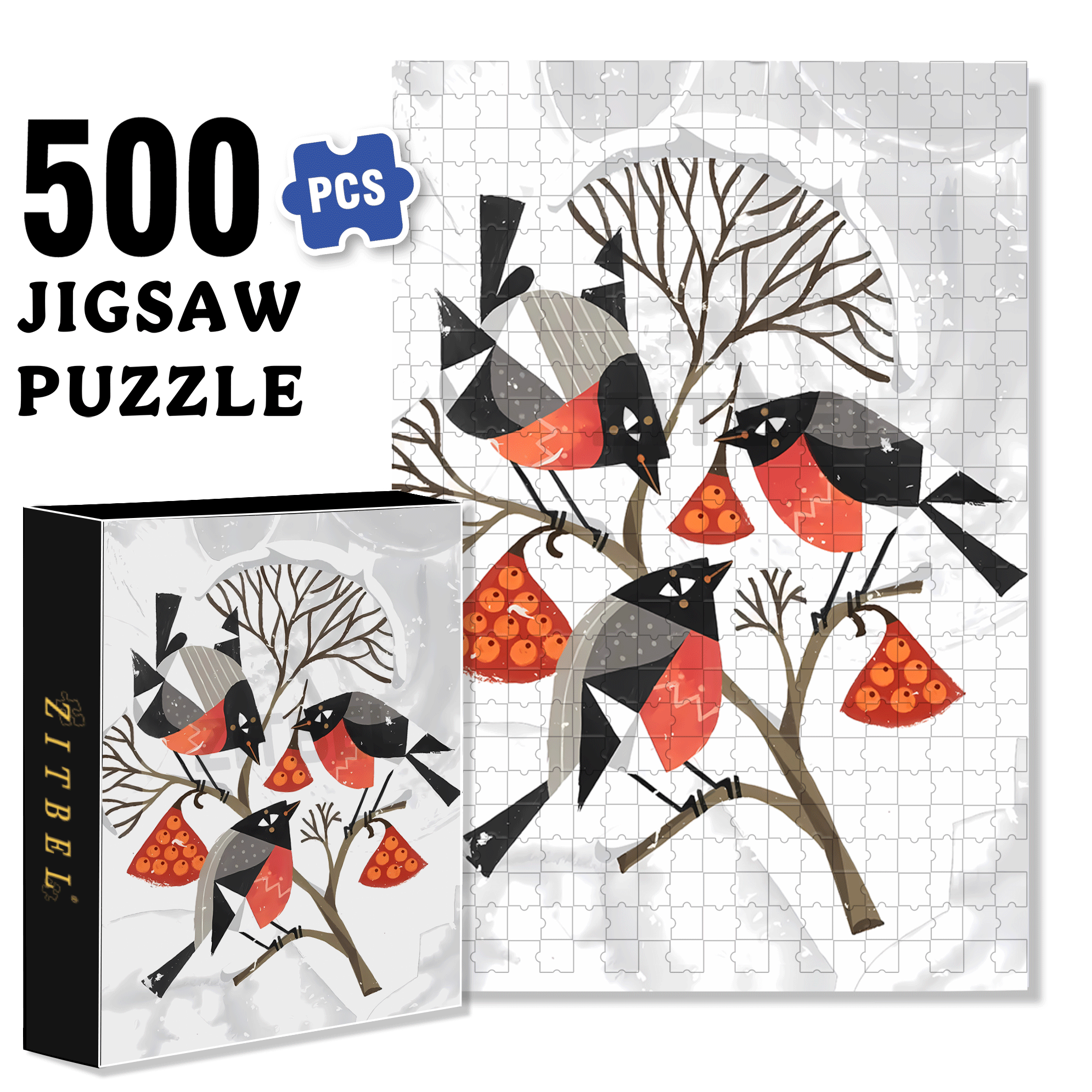 Norse Mythology 29 500pcs/1000pcs Jigsaw Puzzle, Scratch-Resistant, Interactive Family Game & Brain-Boosting DIY Decor, Perfect for Halloween, Christmas & New Year Gifts, Family Puzzle Game