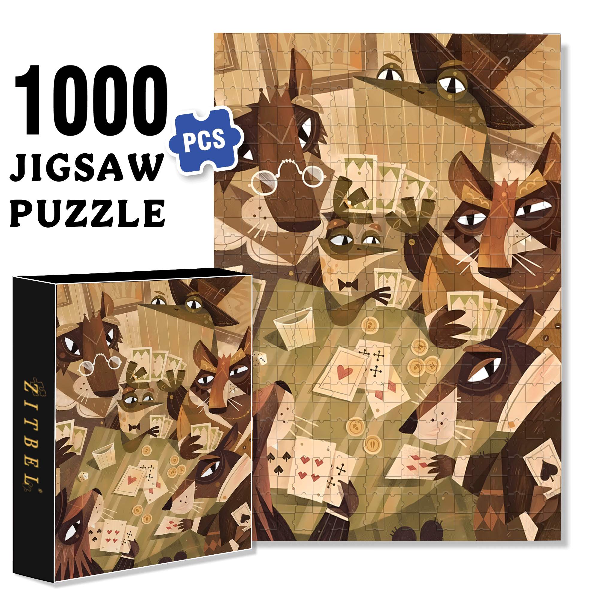 Norse Mythology 31 500pcs/1000pcs Jigsaw Puzzle, Scratch-Resistant, Interactive Family Game & Brain-Boosting DIY Decor, Perfect for Halloween, Christmas & New Year Gifts, Family Puzzle Game