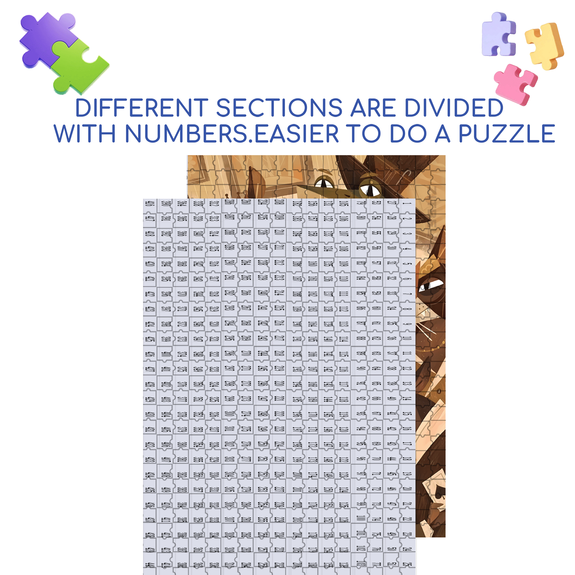 Norse Mythology 31 500pcs/1000pcs Jigsaw Puzzle, Scratch-Resistant, Interactive Family Game & Brain-Boosting DIY Decor, Perfect for Halloween, Christmas & New Year Gifts, Family Puzzle Game