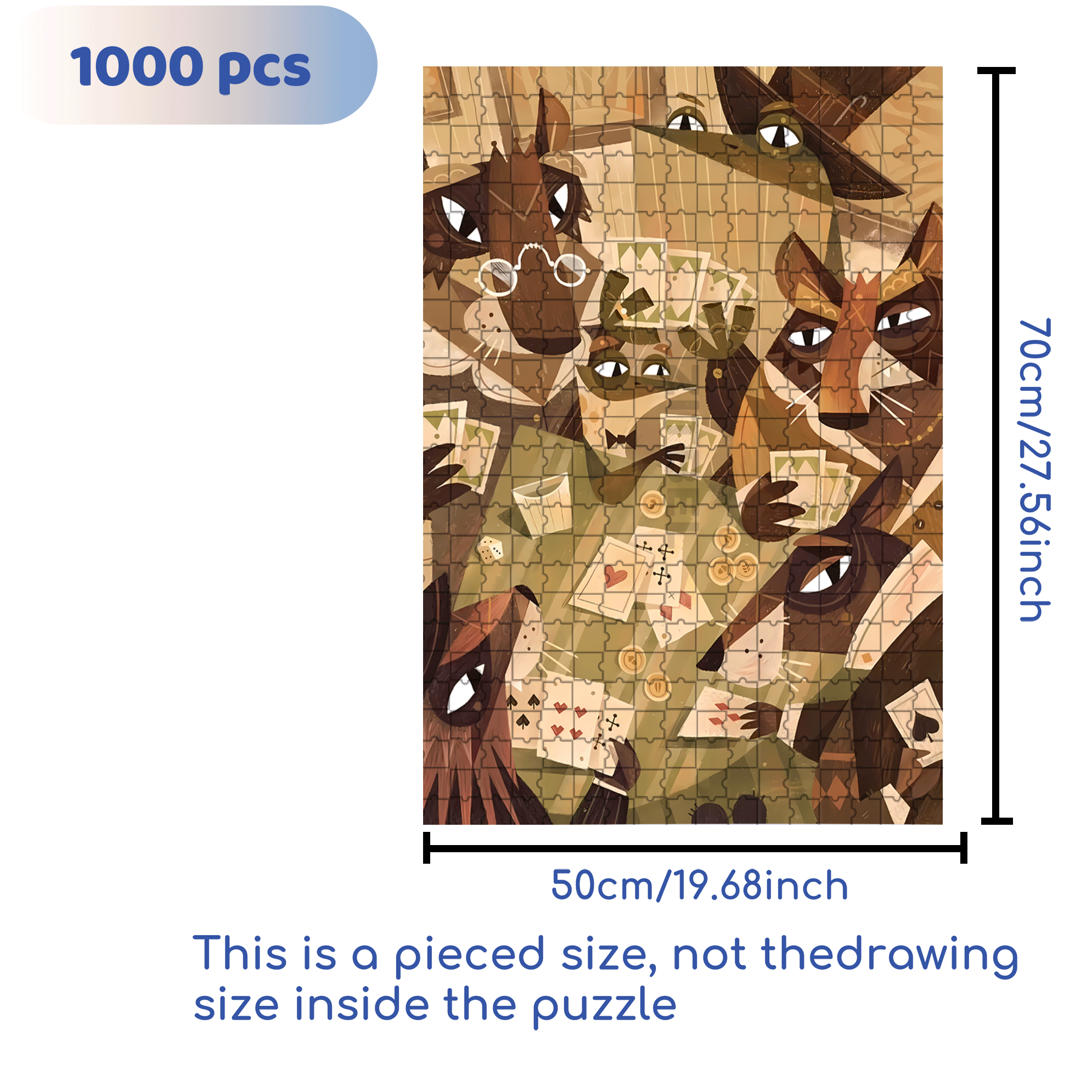 Norse Mythology 31 500pcs/1000pcs Jigsaw Puzzle, Scratch-Resistant, Interactive Family Game & Brain-Boosting DIY Decor, Perfect for Halloween, Christmas & New Year Gifts, Family Puzzle Game