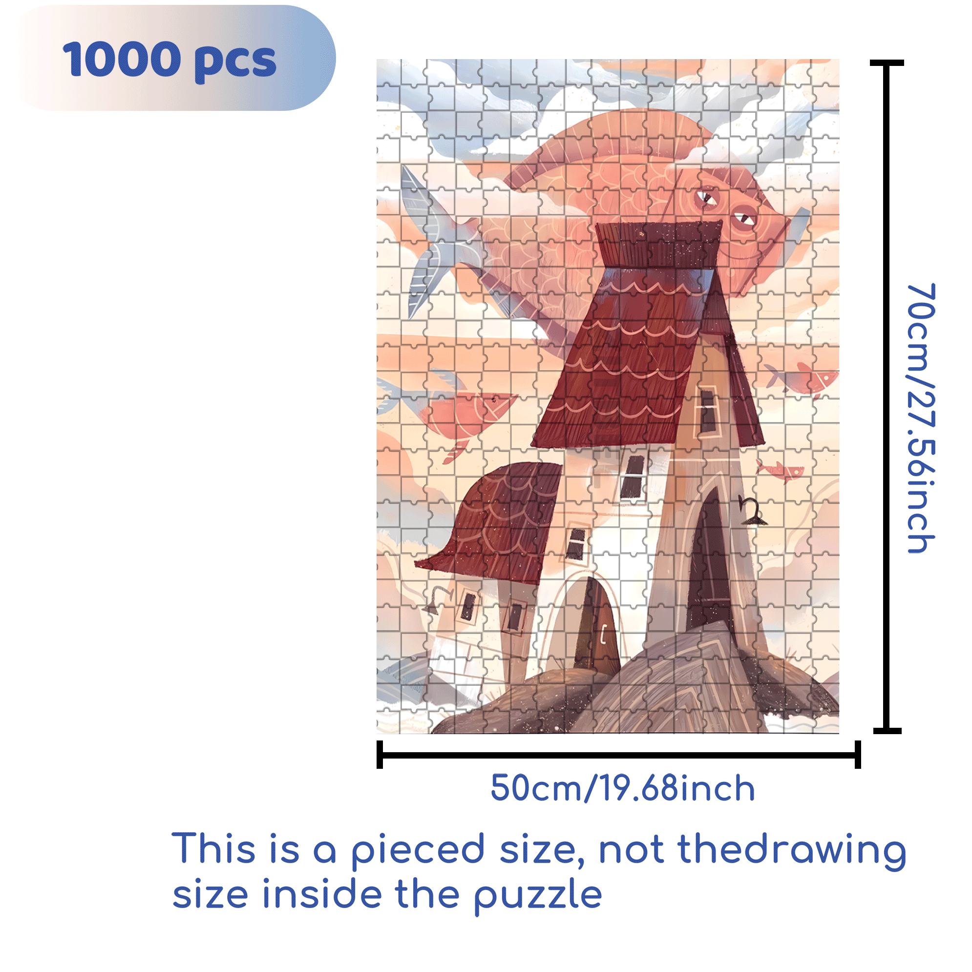Norse Mythology 32 500pcs/1000pcs Jigsaw Puzzle, Scratch-Resistant, Interactive Family Game & Brain-Boosting DIY Decor, Perfect for Halloween, Christmas & New Year Gifts, Family Puzzle Game