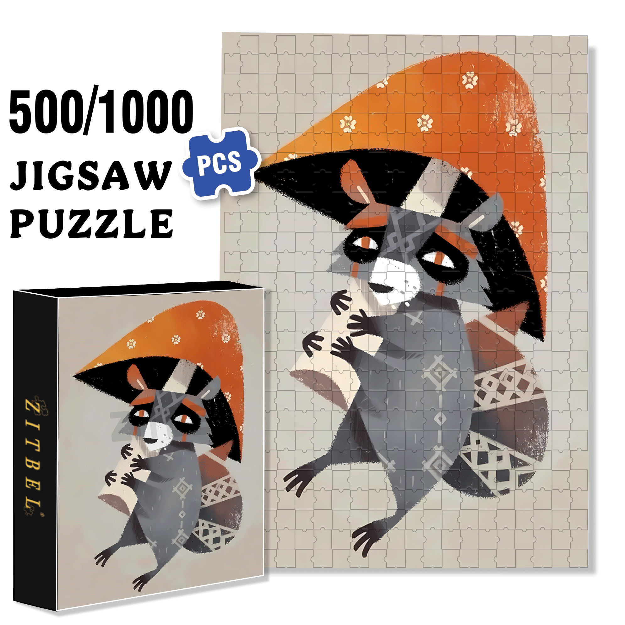 Norse Mythology 33 500pcs/1000pcs Jigsaw Puzzle, Scratch-Resistant, Interactive Family Game & Brain-Boosting DIY Decor, Perfect for Halloween, Christmas & New Year Gifts, Family Puzzle Game