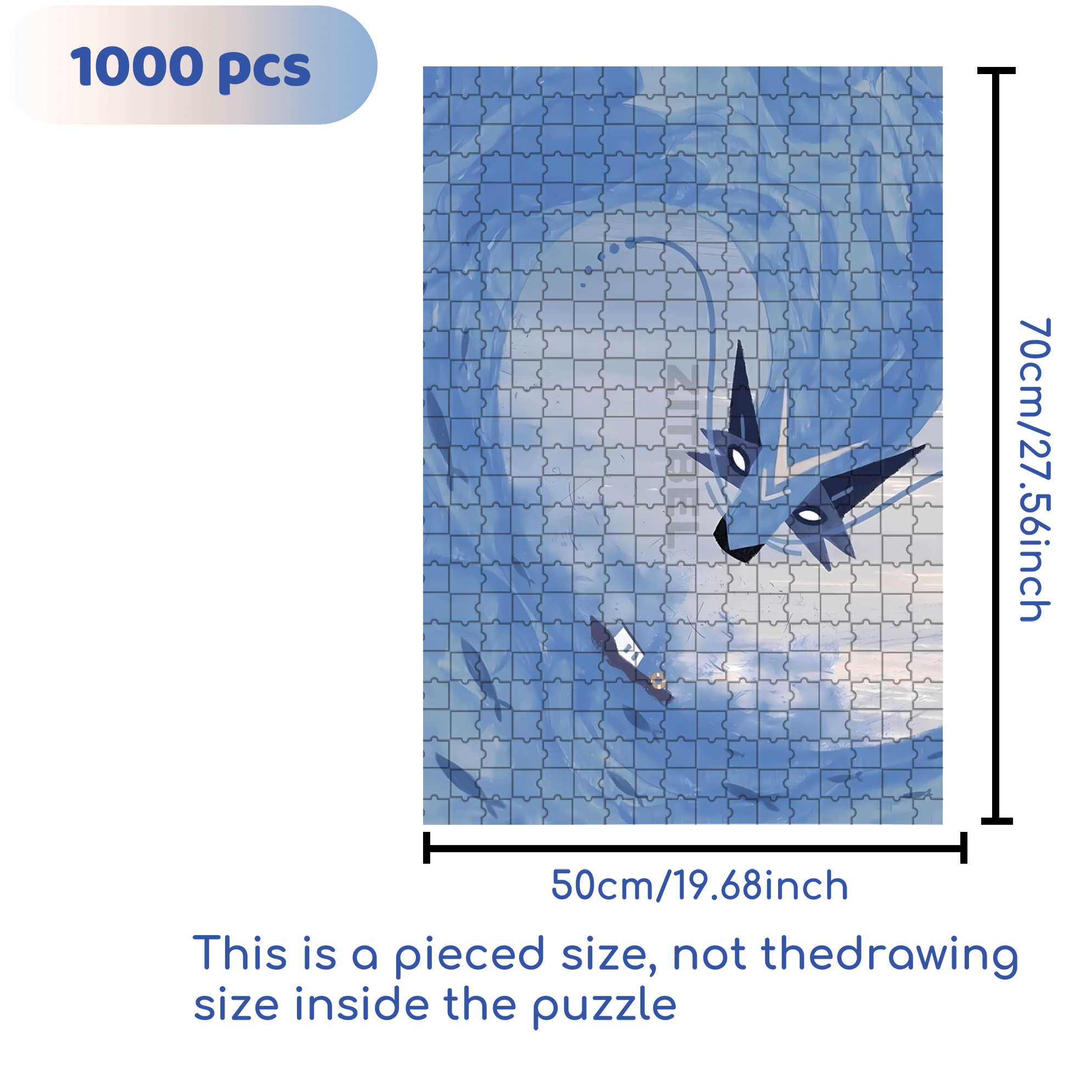 Norse Mythology 34 500pcs/1000pcs Jigsaw Puzzle, Scratch-Resistant, Interactive Family Game & Brain-Boosting DIY Decor, Perfect for Halloween, Christmas & New Year Gifts, Family Puzzle Game