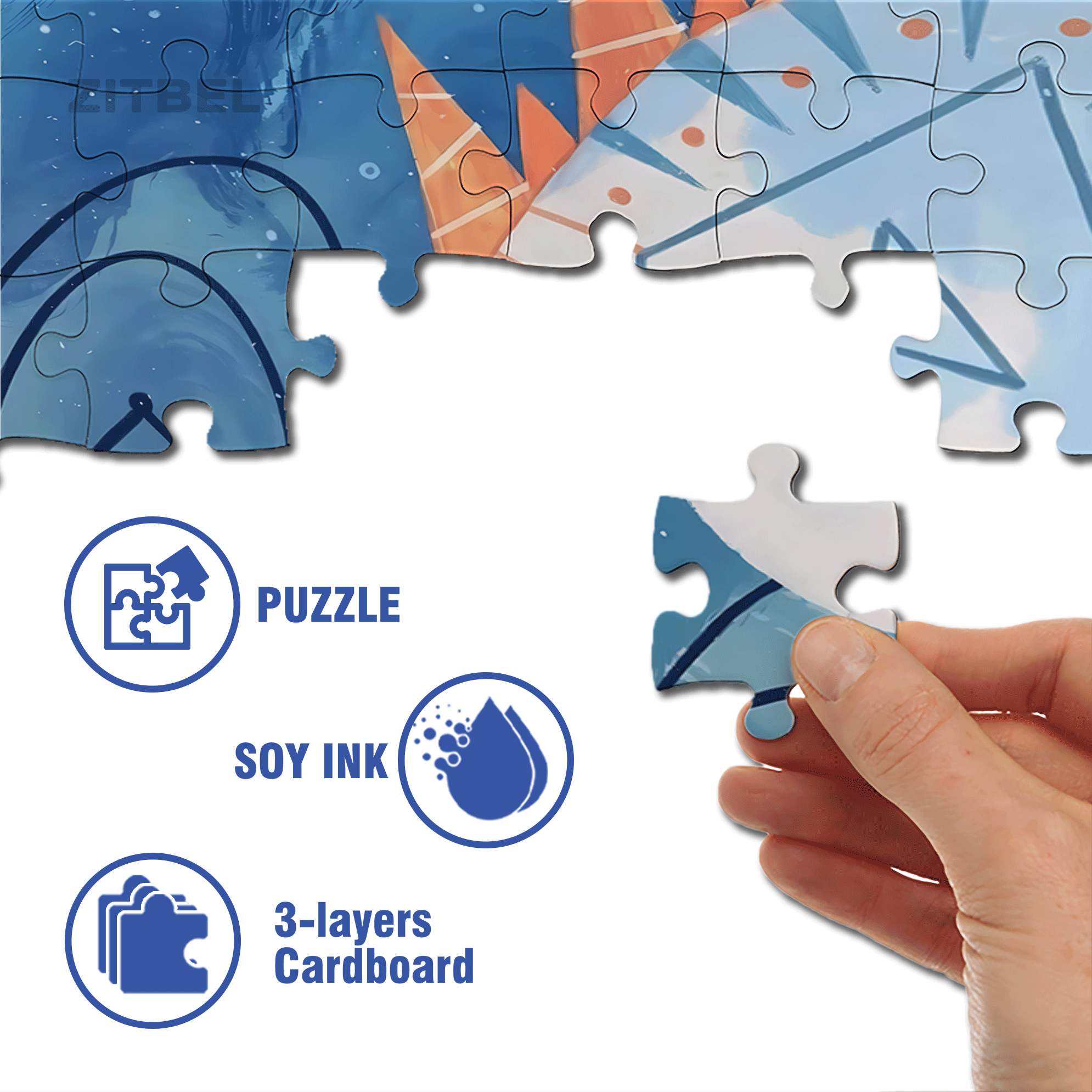 Norse Mythology 35 500pcs/1000pcs Jigsaw Puzzle, Scratch-Resistant, Interactive Family Game & Brain-Boosting DIY Decor, Perfect for Halloween, Christmas & New Year Gifts, Family Puzzle Game