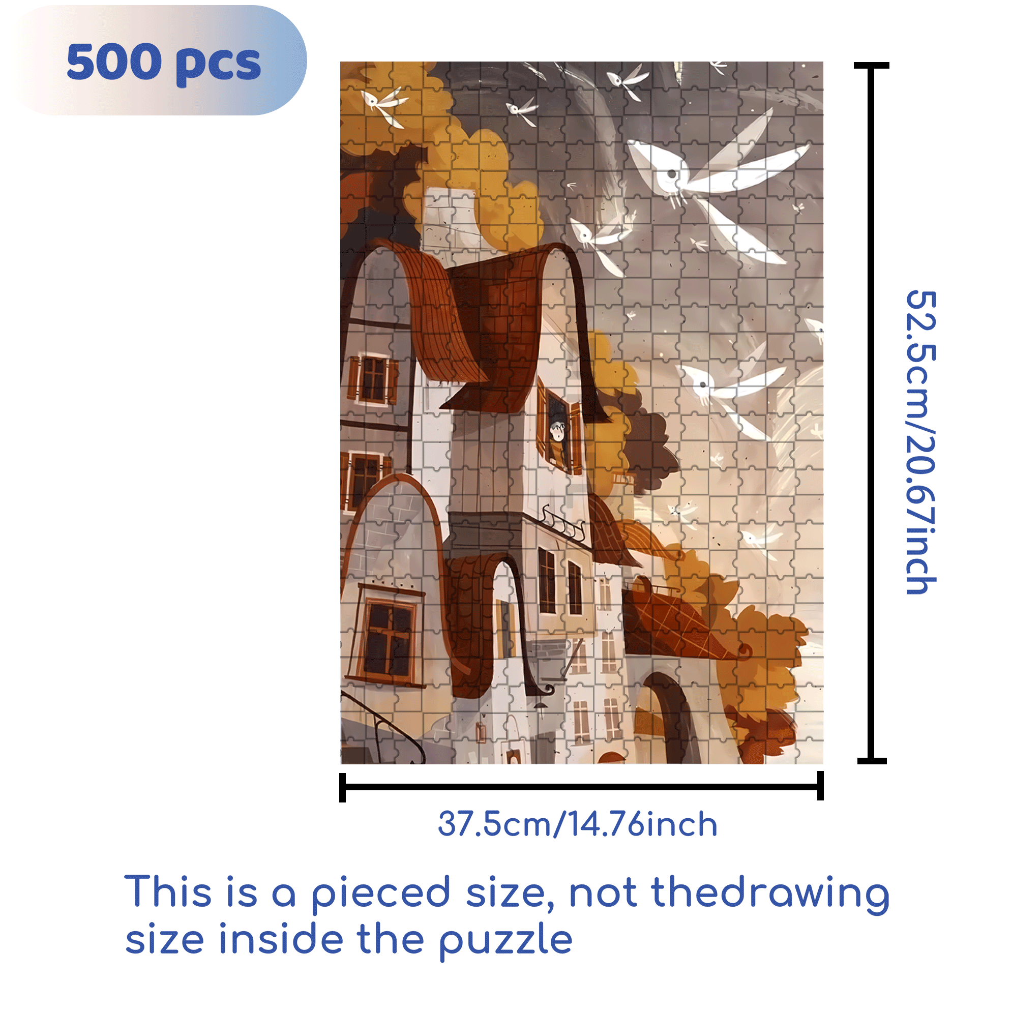 Norse Mythology 36 500pcs/1000pcs Jigsaw Puzzle, Scratch-Resistant, Interactive Family Game & Brain-Boosting DIY Decor, Perfect for Halloween, Christmas & New Year Gifts, Family Puzzle Game