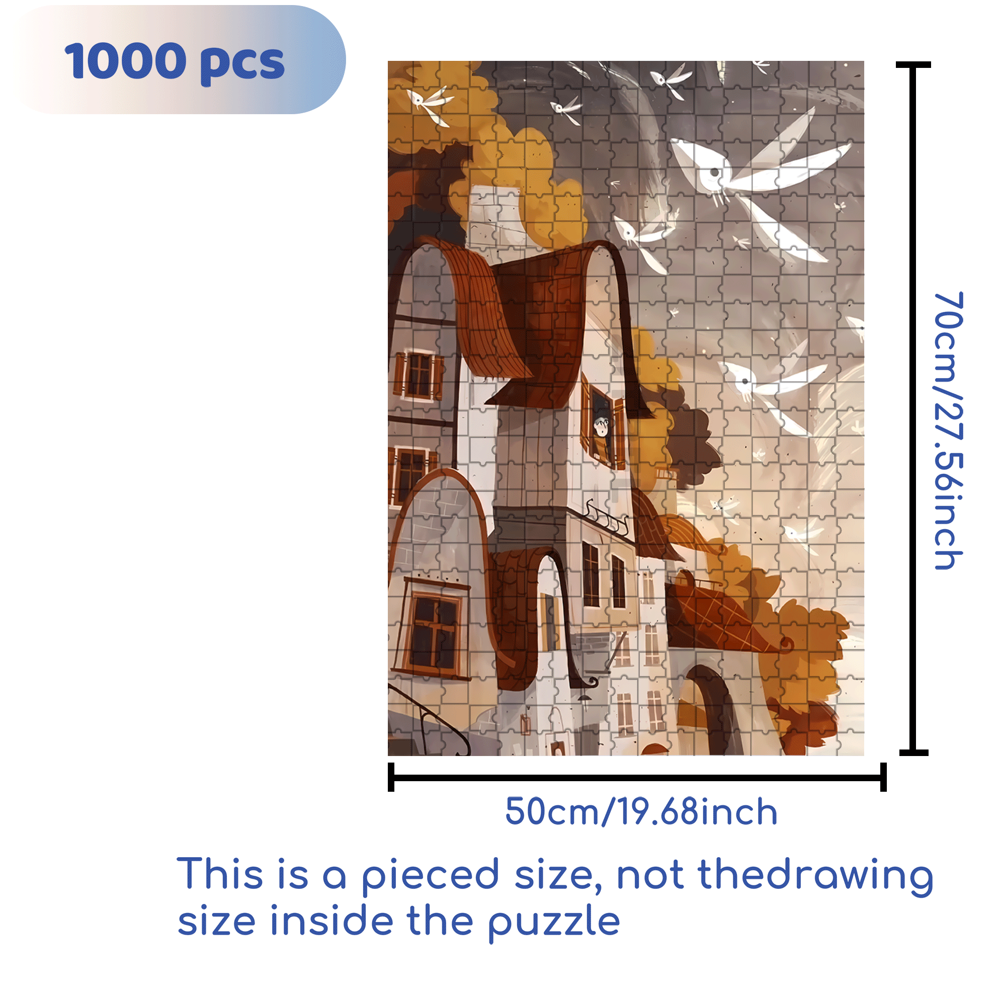Norse Mythology 36 500pcs/1000pcs Jigsaw Puzzle, Scratch-Resistant, Interactive Family Game & Brain-Boosting DIY Decor, Perfect for Halloween, Christmas & New Year Gifts, Family Puzzle Game