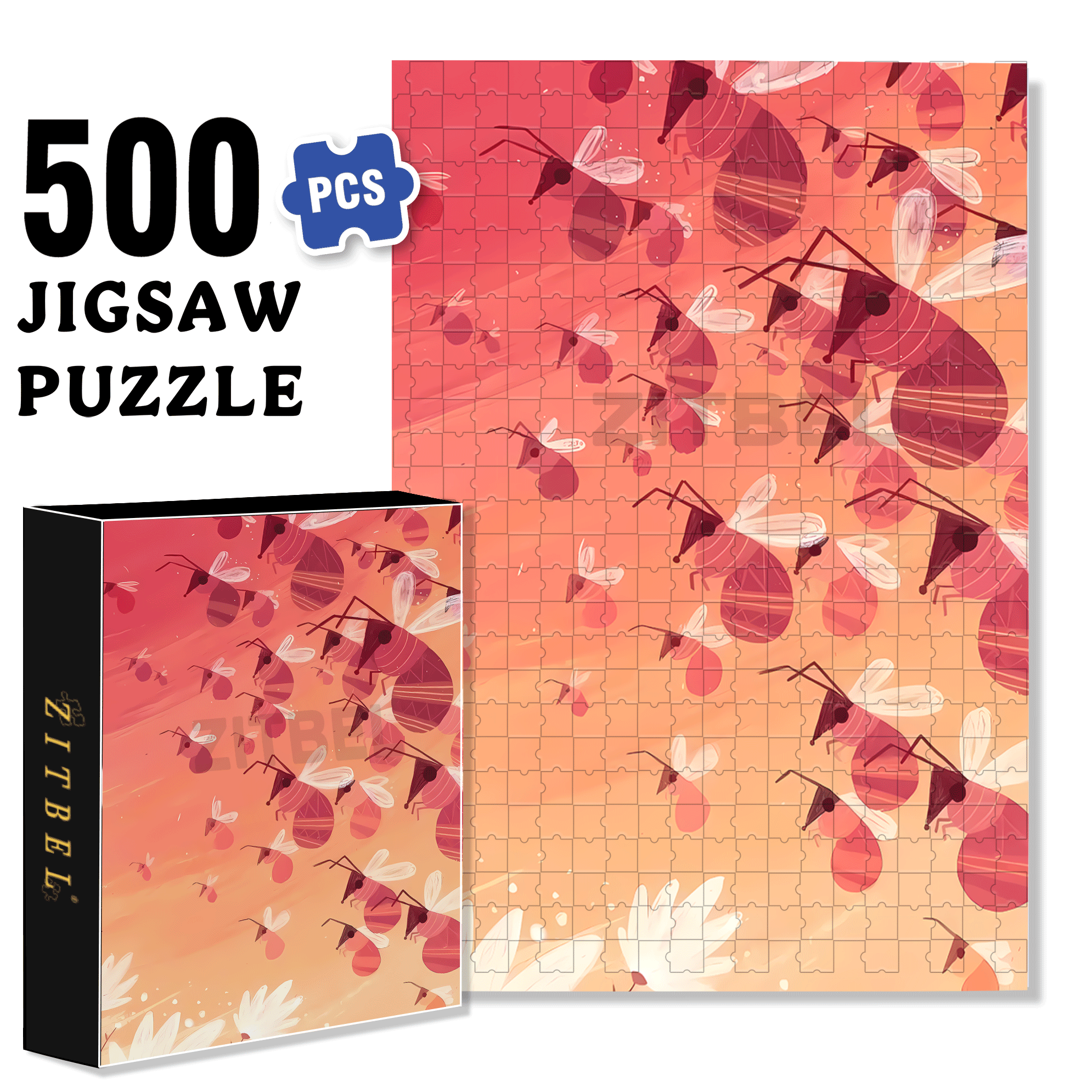 Norse Mythology 37 500pcs/1000pcs Jigsaw Puzzle, Scratch-Resistant, Interactive Family Game & Brain-Boosting DIY Decor, Perfect for Halloween, Christmas & New Year Gifts, Family Puzzle Game