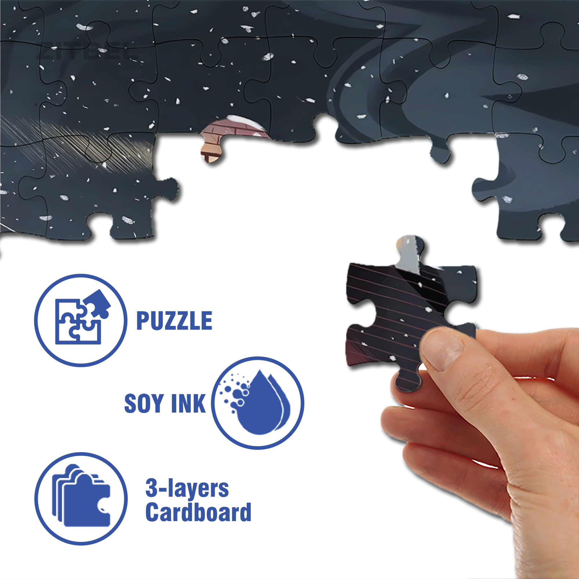 Norse Mythology 38 500pcs/1000pcs Jigsaw Puzzle, Scratch-Resistant, Interactive Family Game & Brain-Boosting DIY Decor, Perfect for Halloween, Christmas & New Year Gifts, Family Puzzle Game