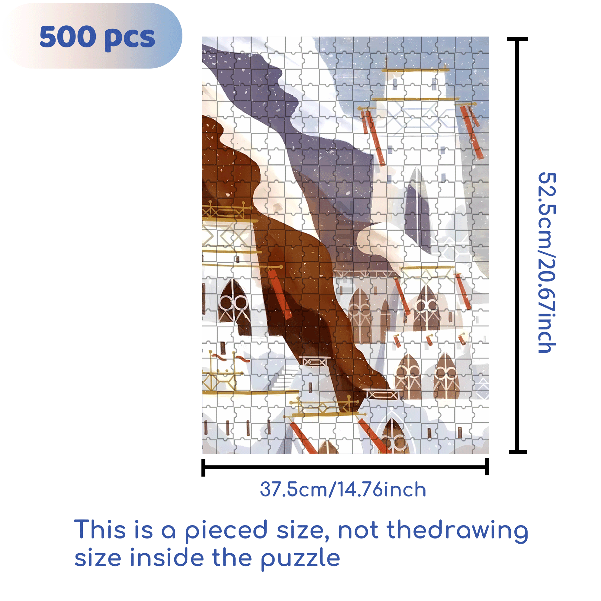 Norse Mythology 39 500pcs/1000pcs Jigsaw Puzzle, Scratch-Resistant, Interactive Family Game & Brain-Boosting DIY Decor, Perfect for Halloween, Christmas & New Year Gifts, Family Puzzle Game