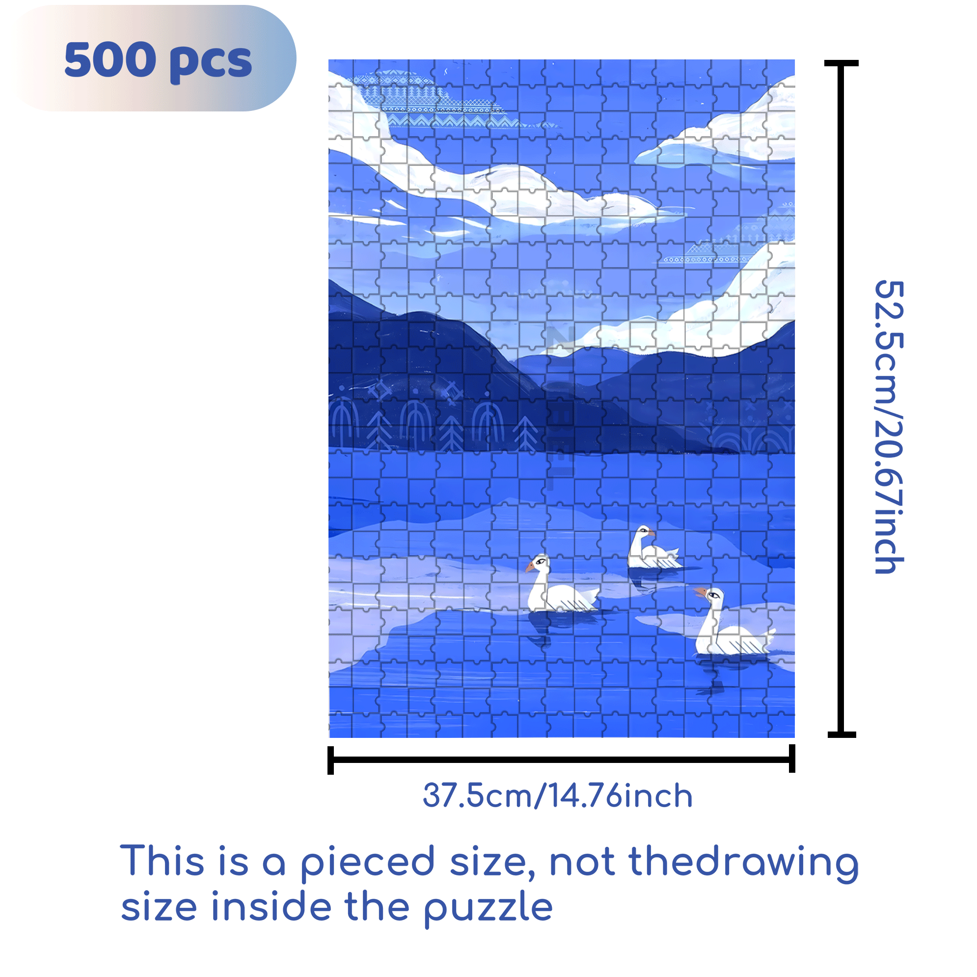 Norse Mythology 42 500pcs/1000pcs Jigsaw Puzzle, Scratch-Resistant, Interactive Family Game & Brain-Boosting DIY Decor, Perfect for Halloween, Christmas & New Year Gifts, Family Puzzle Game