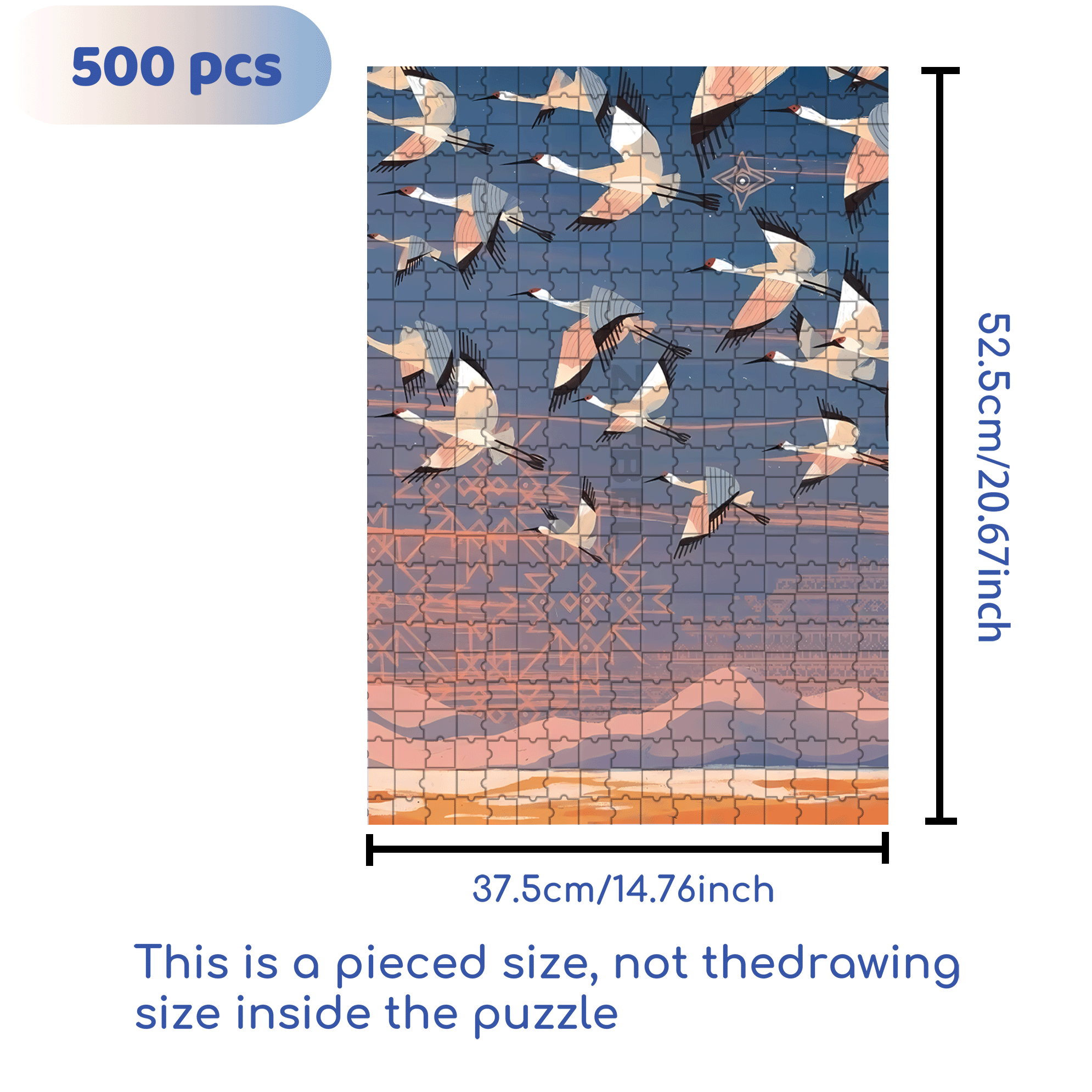 Norse Mythology 43 500pcs/1000pcs Jigsaw Puzzle, Scratch-Resistant, Interactive Family Game & Brain-Boosting DIY Decor, Perfect for Halloween, Christmas & New Year Gifts, Family Puzzle Game