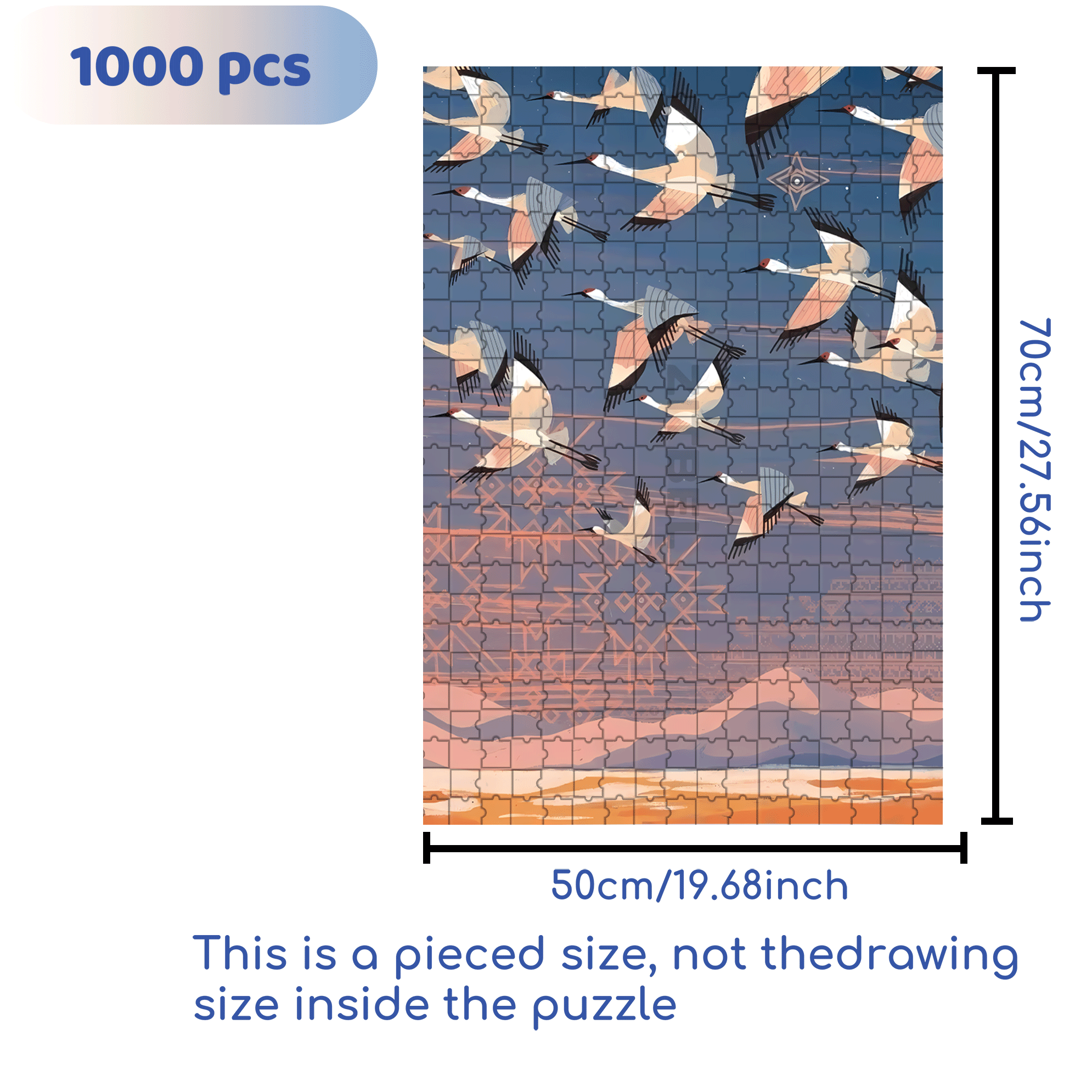 Norse Mythology 43 500pcs/1000pcs Jigsaw Puzzle, Scratch-Resistant, Interactive Family Game & Brain-Boosting DIY Decor, Perfect for Halloween, Christmas & New Year Gifts, Family Puzzle Game