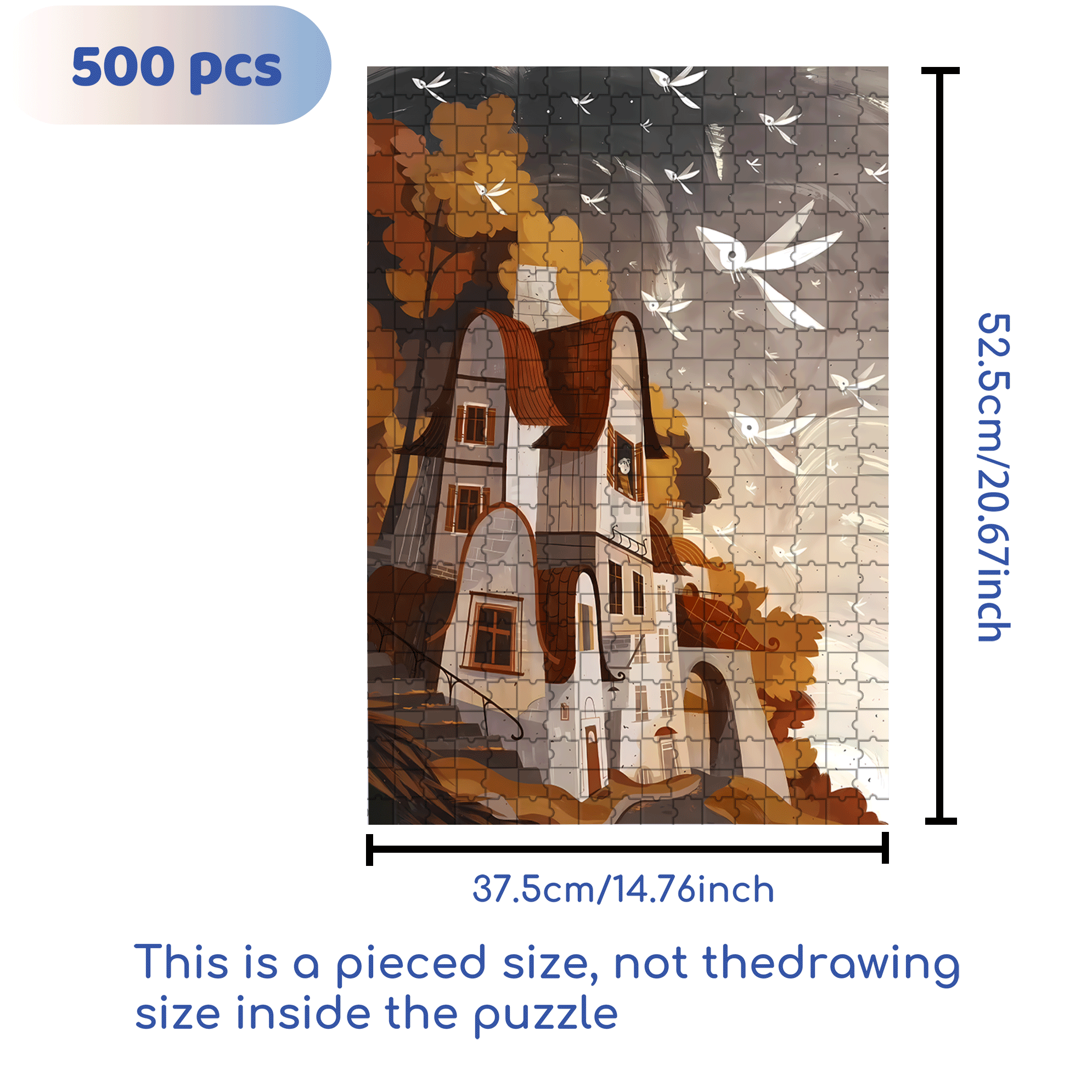Norse Mythology 7 500pcs/1000pcs Jigsaw Puzzle, Scratch-Resistant, Interactive Family Game & Brain-Boosting DIY Decor, Perfect for Halloween, Christmas & New Year Gifts, Family Puzzle Game