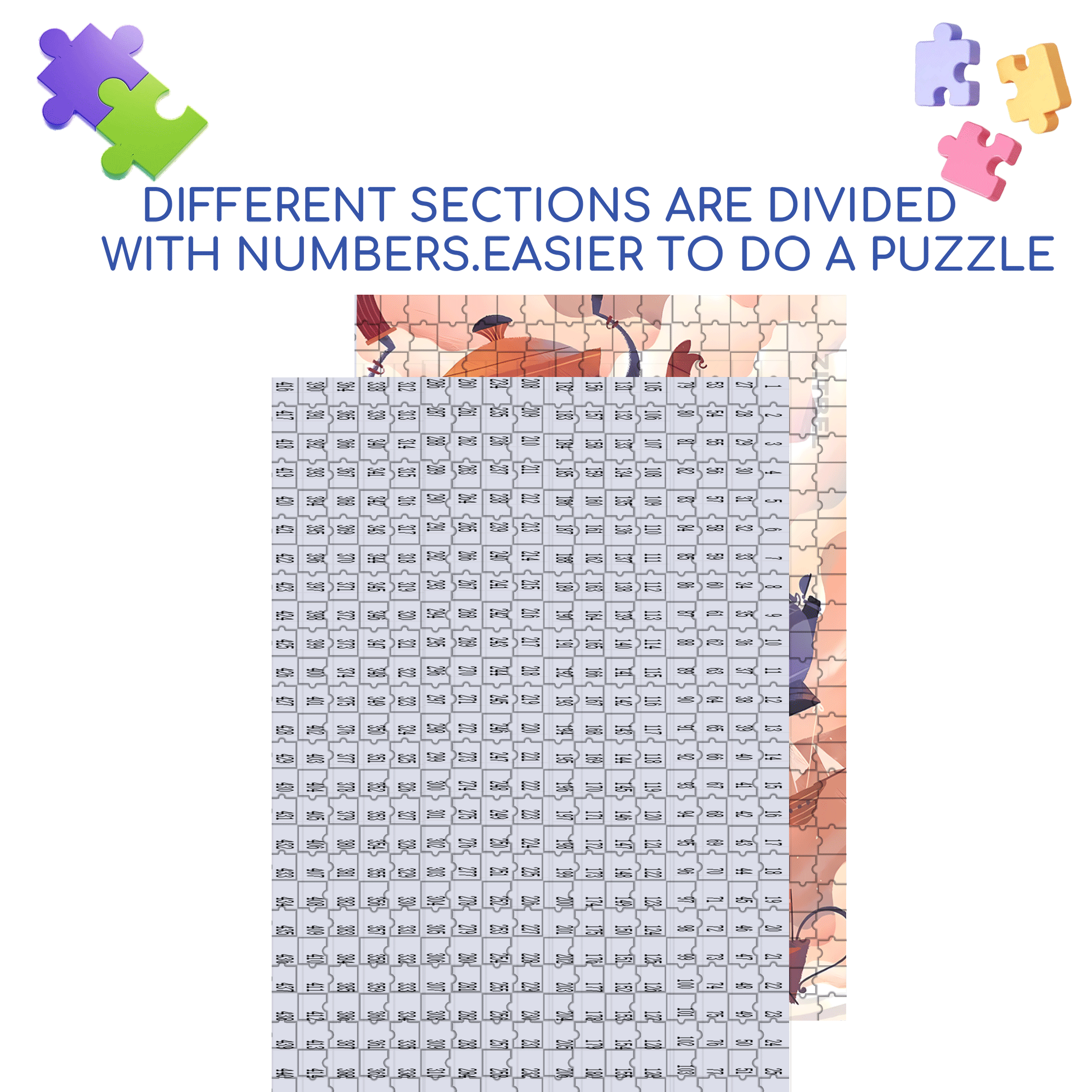 Norse Mythology 8 500pcs/1000pcs Jigsaw Puzzle, Scratch-Resistant, Interactive Family Game & Brain-Boosting DIY Decor, Perfect for Halloween, Christmas & New Year Gifts, Family Puzzle Game