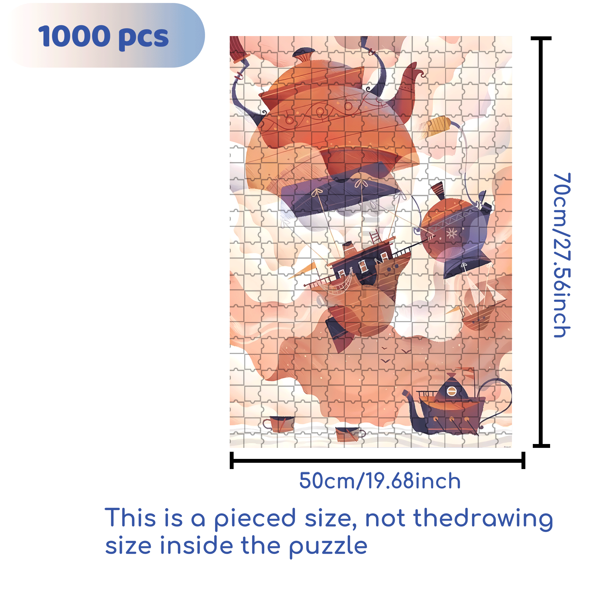 Norse Mythology 8 500pcs/1000pcs Jigsaw Puzzle, Scratch-Resistant, Interactive Family Game & Brain-Boosting DIY Decor, Perfect for Halloween, Christmas & New Year Gifts, Family Puzzle Game