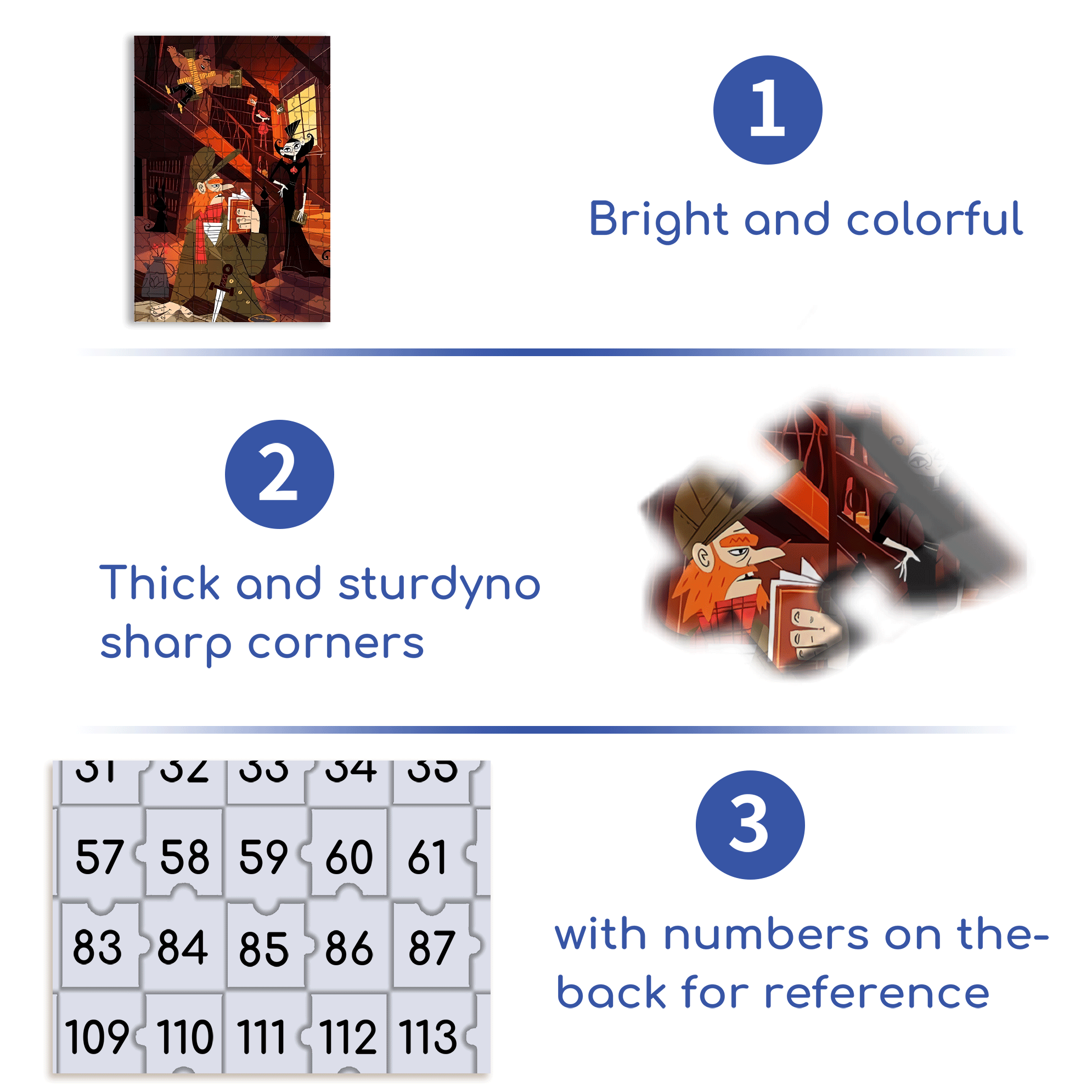 Norse Mythology 9 500pcs/1000pcs Jigsaw Puzzle, Scratch-Resistant, Interactive Family Game & Brain-Boosting DIY Decor, Perfect for Halloween, Christmas & New Year Gifts, Family Puzzle Game