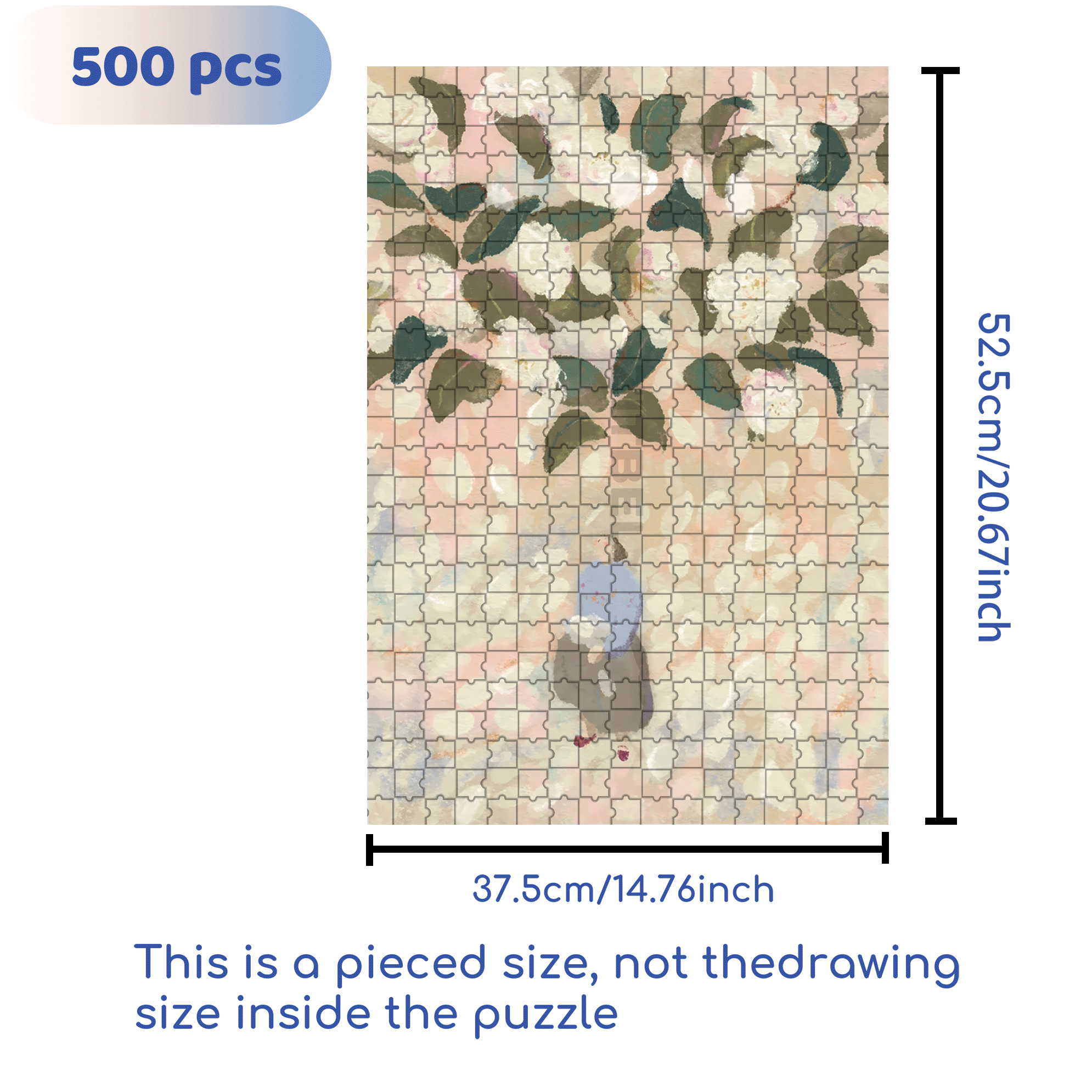 On The Journey Of Life 13 500pcs/1000pcs Jigsaw Puzzle, Scratch-Resistant, Interactive Family Game & Brain-Boosting DIY Decor, Perfect for Halloween, Christmas & New Year Gifts, Family Puzzle Game