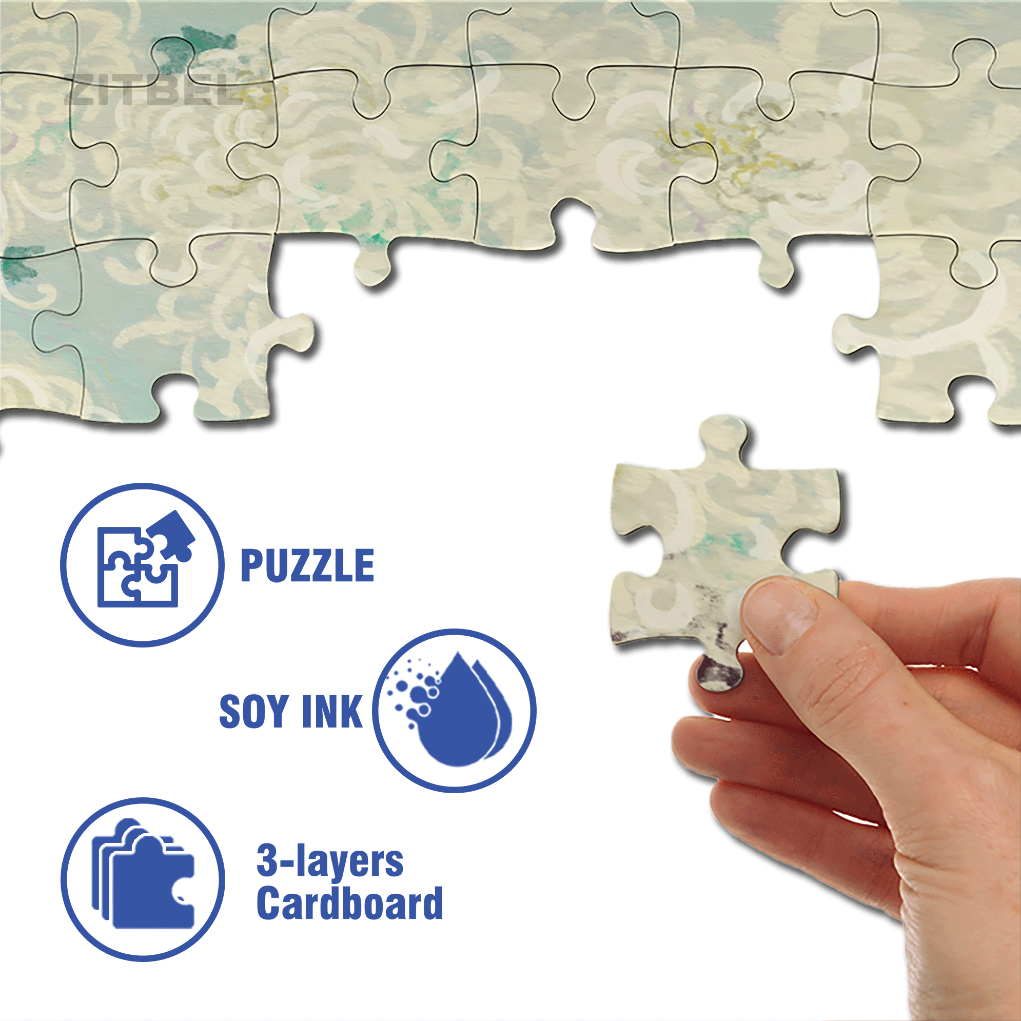 On The Journey Of Life 15 500pcs/1000pcs Jigsaw Puzzle, Scratch-Resistant, Interactive Family Game & Brain-Boosting DIY Decor, Perfect for Halloween, Christmas & New Year Gifts, Family Puzzle Game