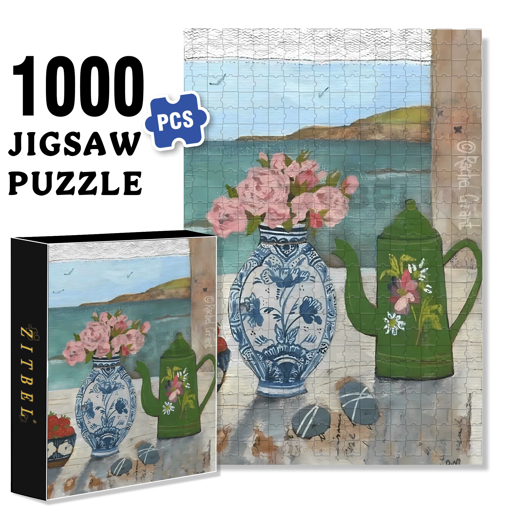 On The Journey Of Life 17 500pcs/1000pcs Jigsaw Puzzle, Scratch-Resistant, Interactive Family Game & Brain-Boosting DIY Decor, Perfect for Halloween, Christmas & New Year Gifts, Family Puzzle Game