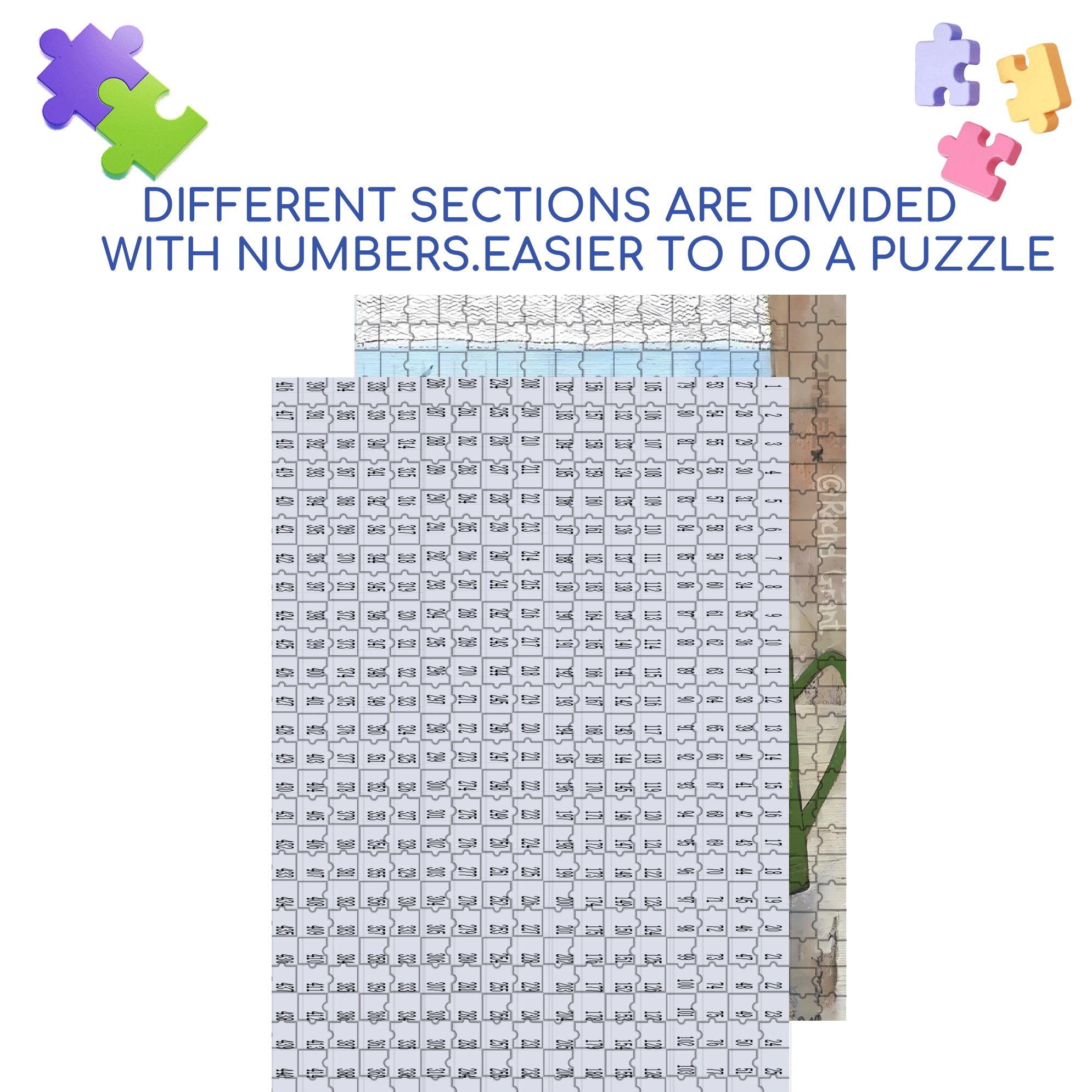 On The Journey Of Life 17 500pcs/1000pcs Jigsaw Puzzle, Scratch-Resistant, Interactive Family Game & Brain-Boosting DIY Decor, Perfect for Halloween, Christmas & New Year Gifts, Family Puzzle Game