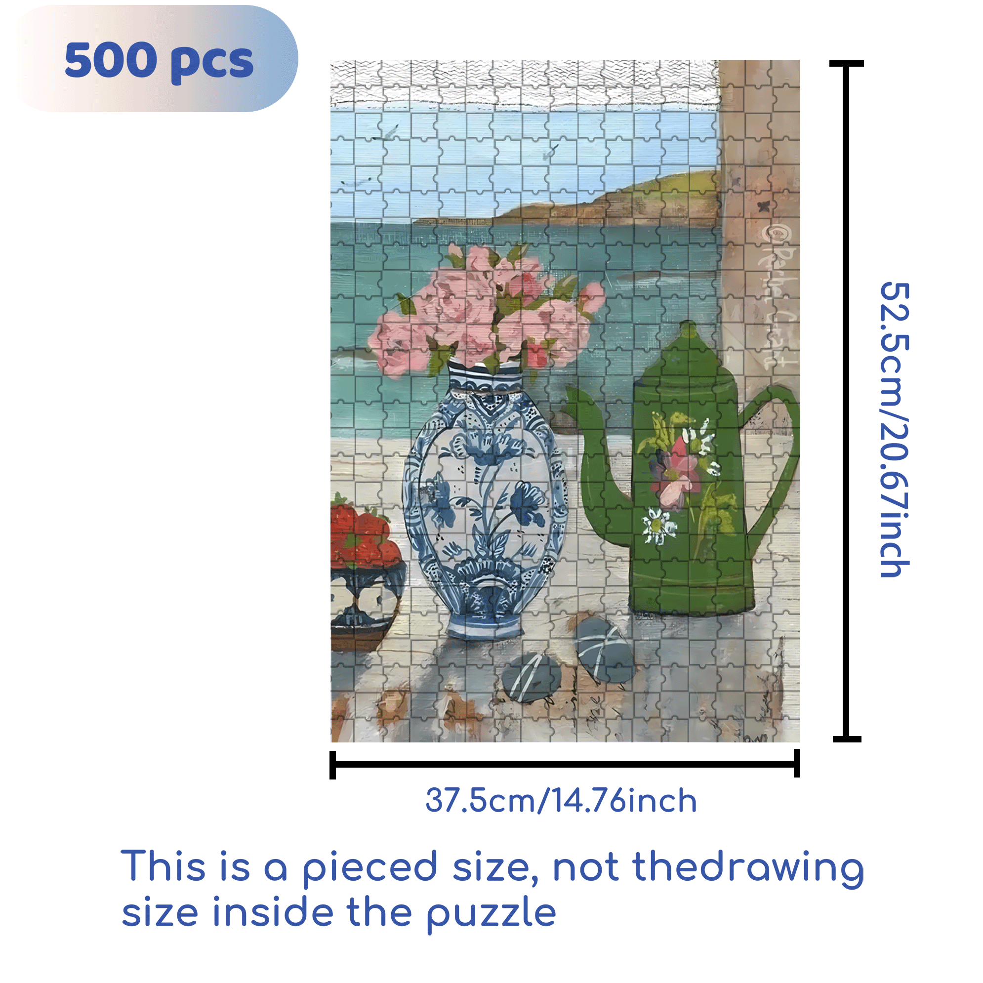 On The Journey Of Life 17 500pcs/1000pcs Jigsaw Puzzle, Scratch-Resistant, Interactive Family Game & Brain-Boosting DIY Decor, Perfect for Halloween, Christmas & New Year Gifts, Family Puzzle Game