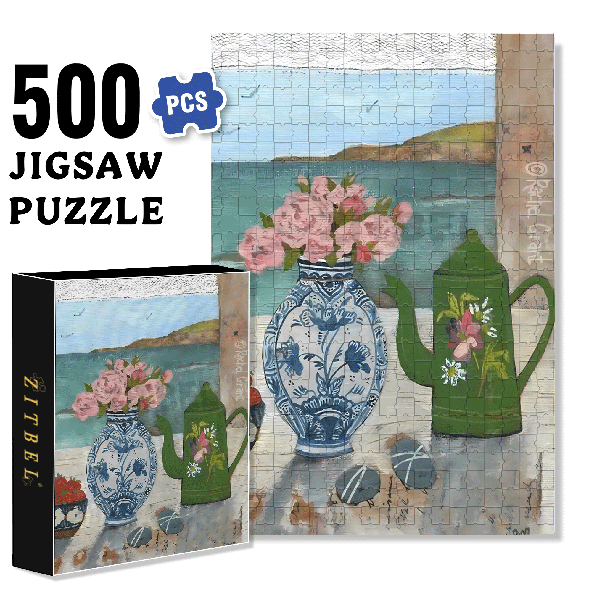 On The Journey Of Life 17 500pcs/1000pcs Jigsaw Puzzle, Scratch-Resistant, Interactive Family Game & Brain-Boosting DIY Decor, Perfect for Halloween, Christmas & New Year Gifts, Family Puzzle Game