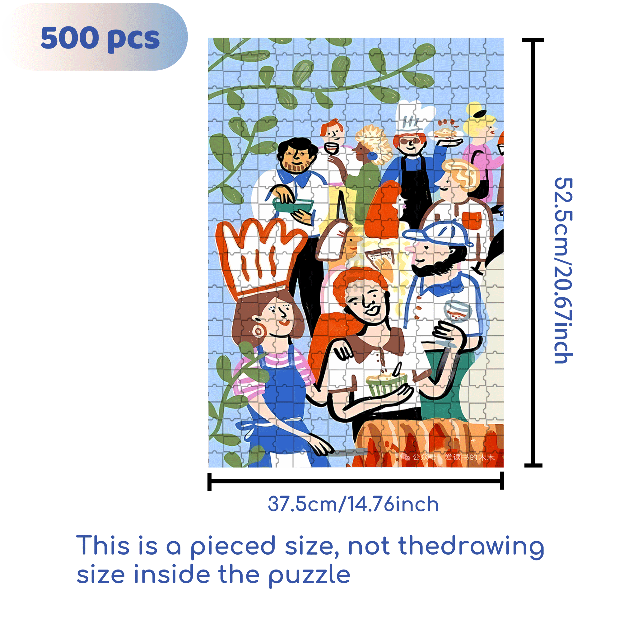 Playful Moments 5 500pcs/1000pcs Jigsaw Puzzle, Scratch-Resistant, Interactive Family Game & Brain-Boosting DIY Decor, Perfect for Halloween, Christmas & New Year Gifts, Family Puzzle Game