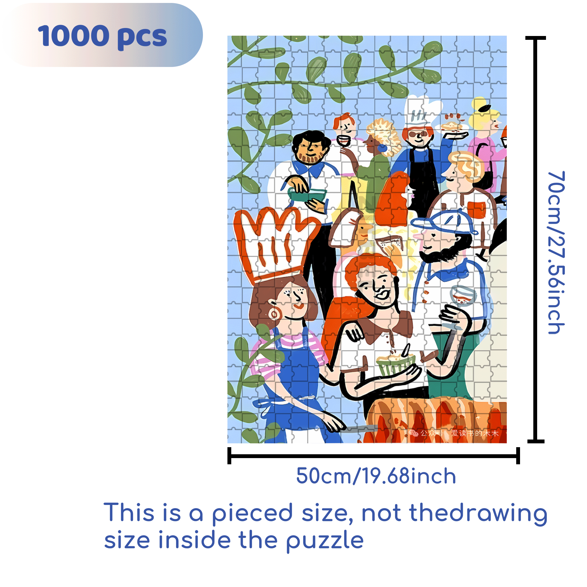 Playful Moments 5 500pcs/1000pcs Jigsaw Puzzle, Scratch-Resistant, Interactive Family Game & Brain-Boosting DIY Decor, Perfect for Halloween, Christmas & New Year Gifts, Family Puzzle Game