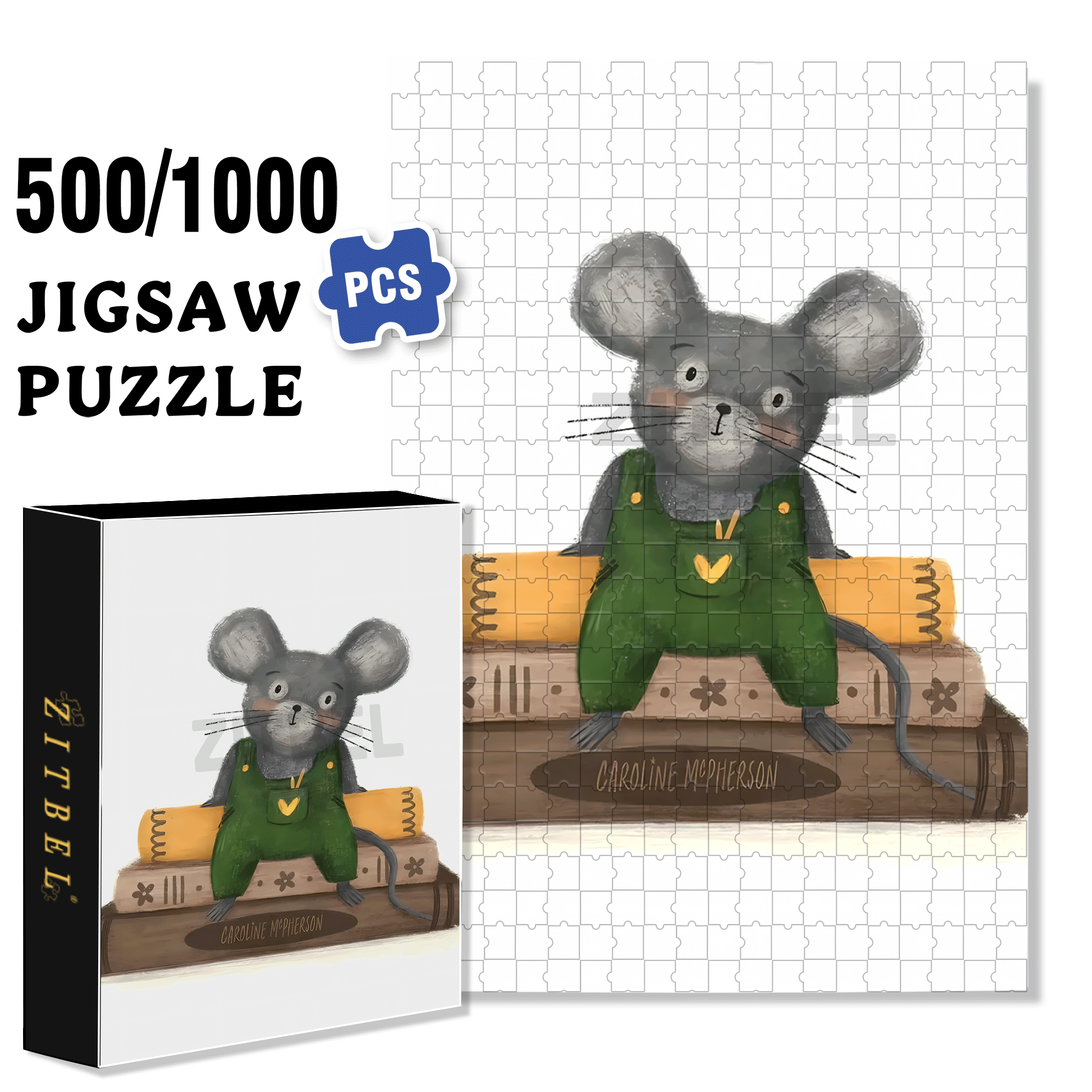 Source Of Inspiration 2 500pcs/1000pcs Jigsaw Puzzle, Scratch-Resistant, Interactive Family Game & Brain-Boosting DIY Decor, Perfect for Halloween, Christmas & New Year Gifts, Family Puzzle Game